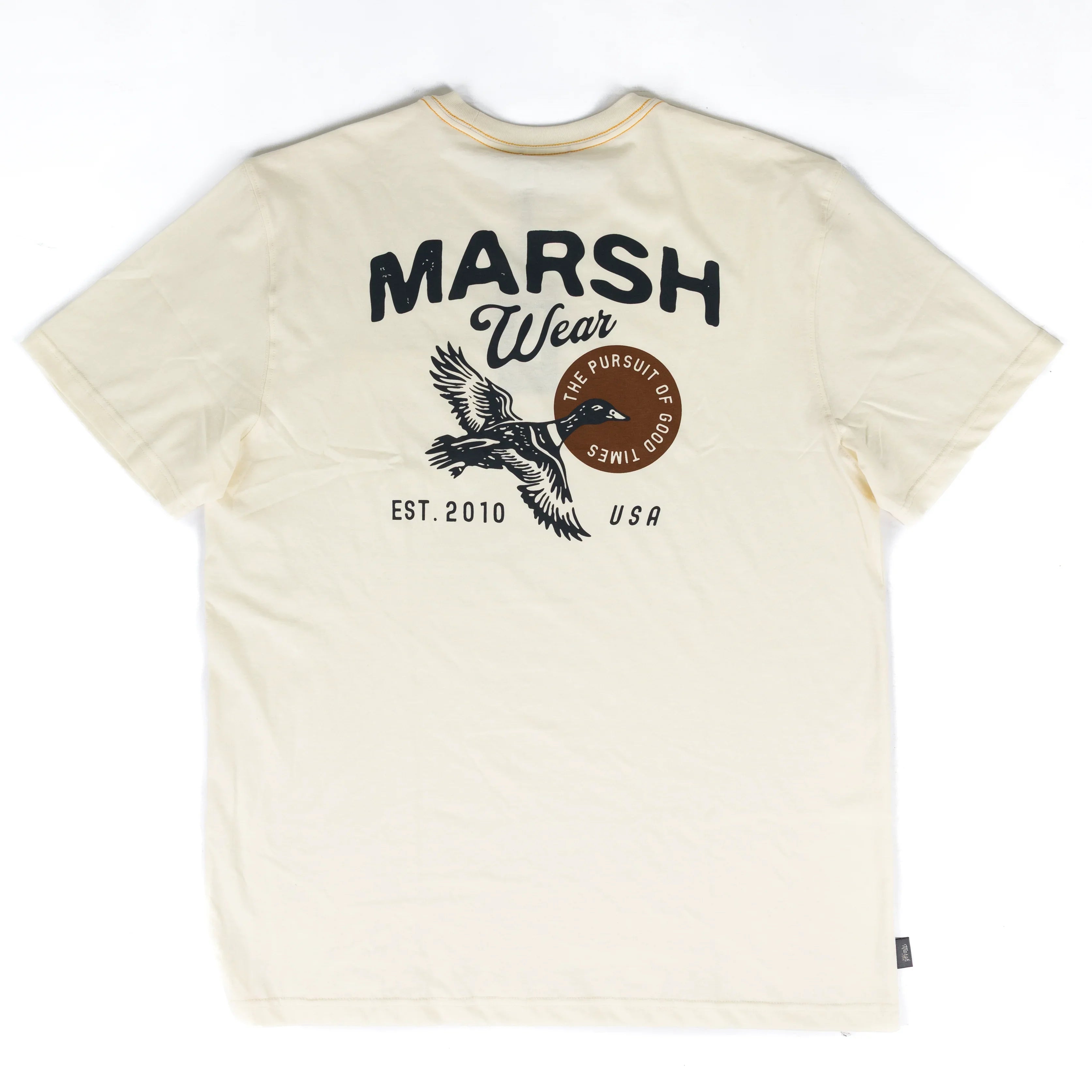 Men's Marsh Wear Short Sleeve Vintage White High Flyer T-shirt MWT1107