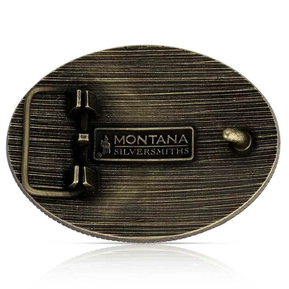 Men's Montana Attitude Faith in Him Christian Cowboy Buckle A1080C