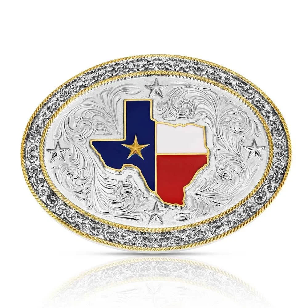 Men's Montana Attitude Lone Star Pride Buckle A1082P