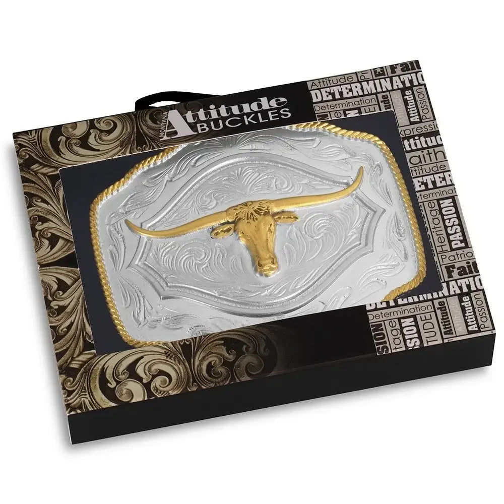 Men's Montana Attitude On The Range Longhorn Buckle A1079P