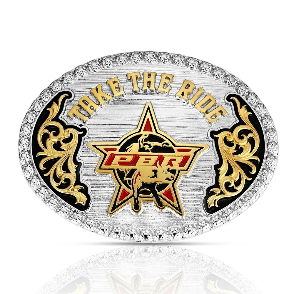 Men's Montana Attitude Take The Ride PBR Buckle A1091PBR