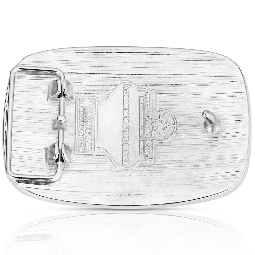 Men's Montana Silversmiths America Loves Bull Riding PBR Buckle A1090PBR