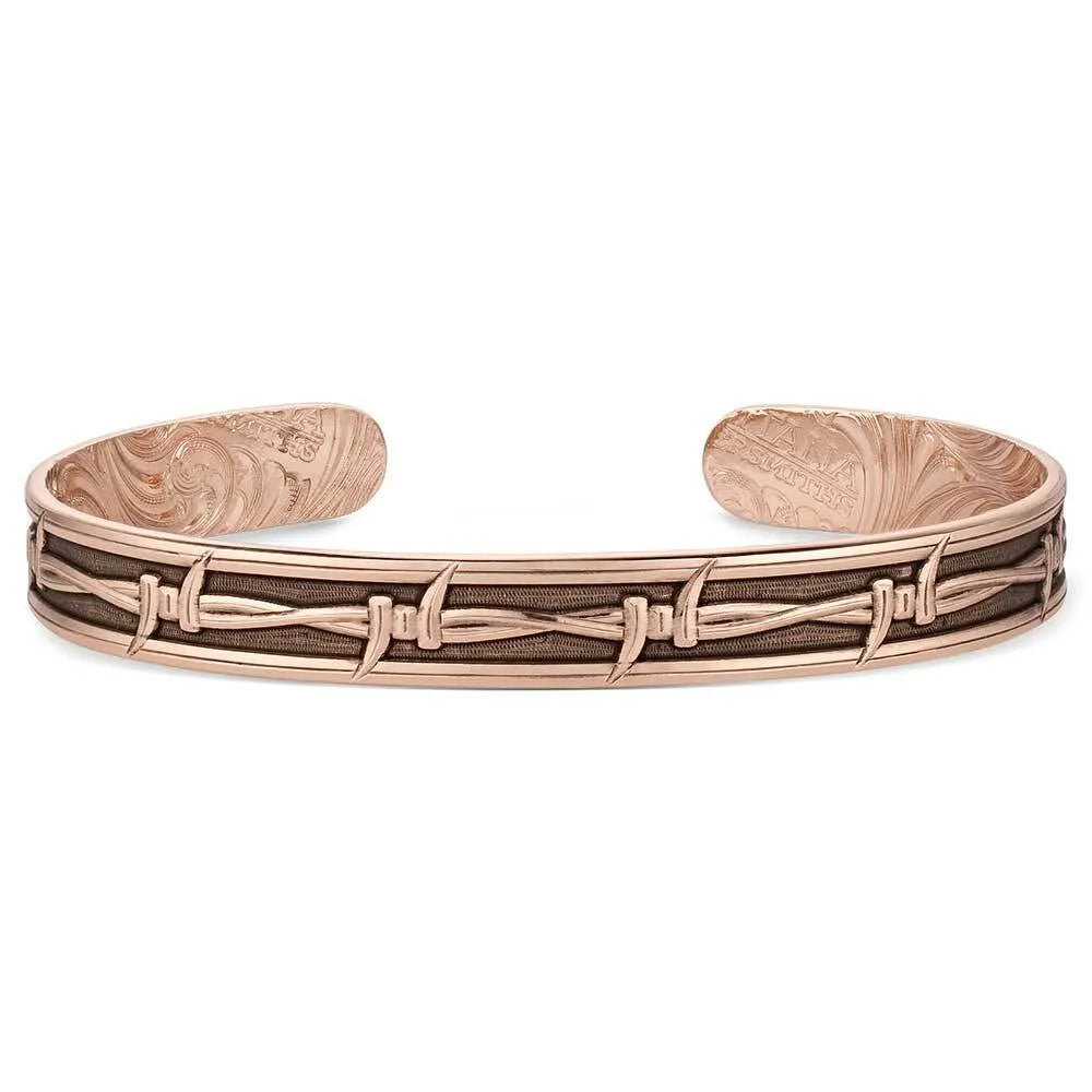 Men's Montana Silversmiths Riding Fences Bracelet BC6278RG
