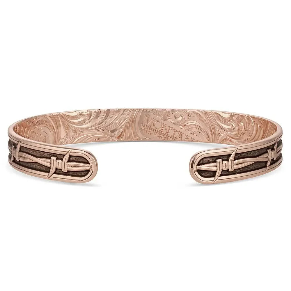 Men's Montana Silversmiths Riding Fences Bracelet BC6278RG