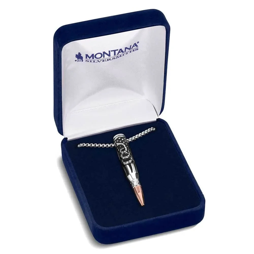 Men's Montana Silversmiths We The People Rifle Bullet Necklace NC6290