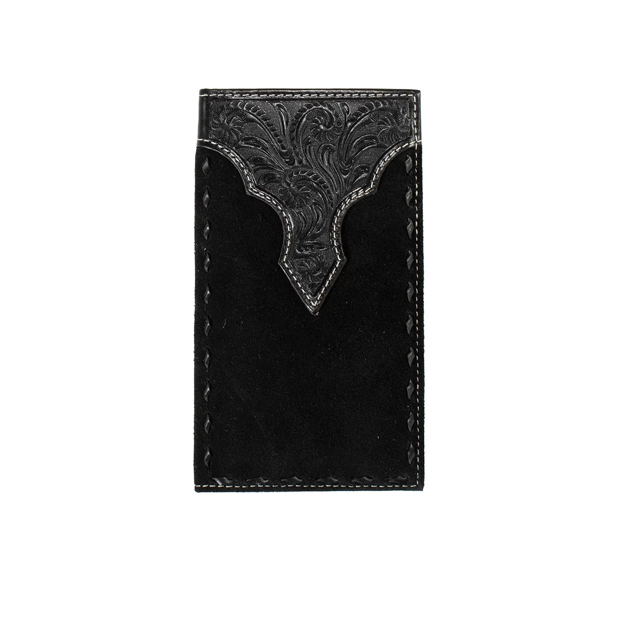 Men's Nocona Black Rodeo Style Genuine Leather Wallet N500044001 - Crazy House Western Wear