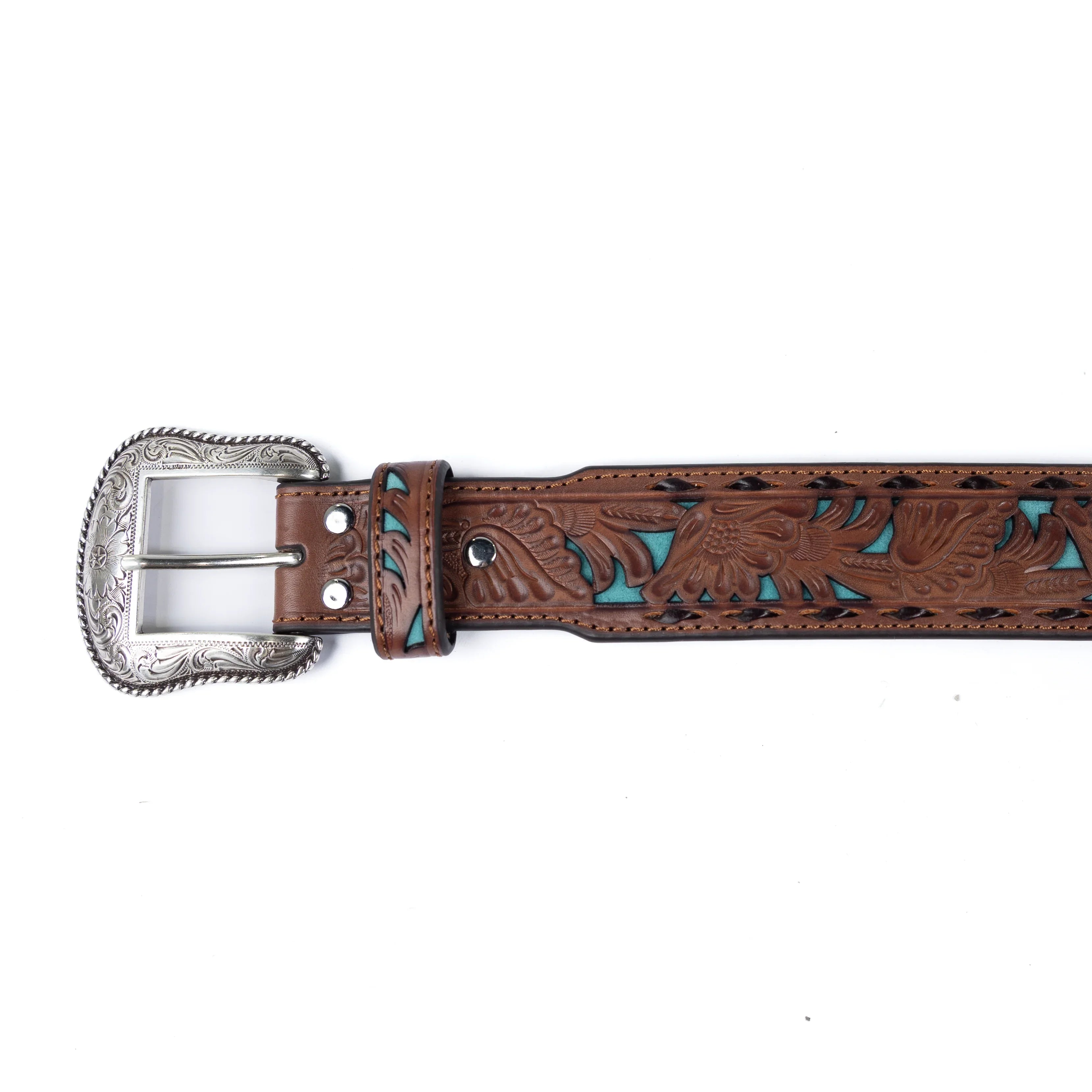 Men's Nocona Inlay Tooled Belt N2414608