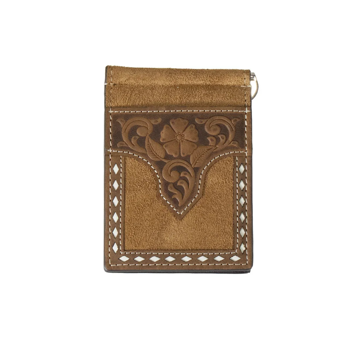 Men's Nocona Tan Wallet with Money Clip N5416008 - Crazy House Western Wear