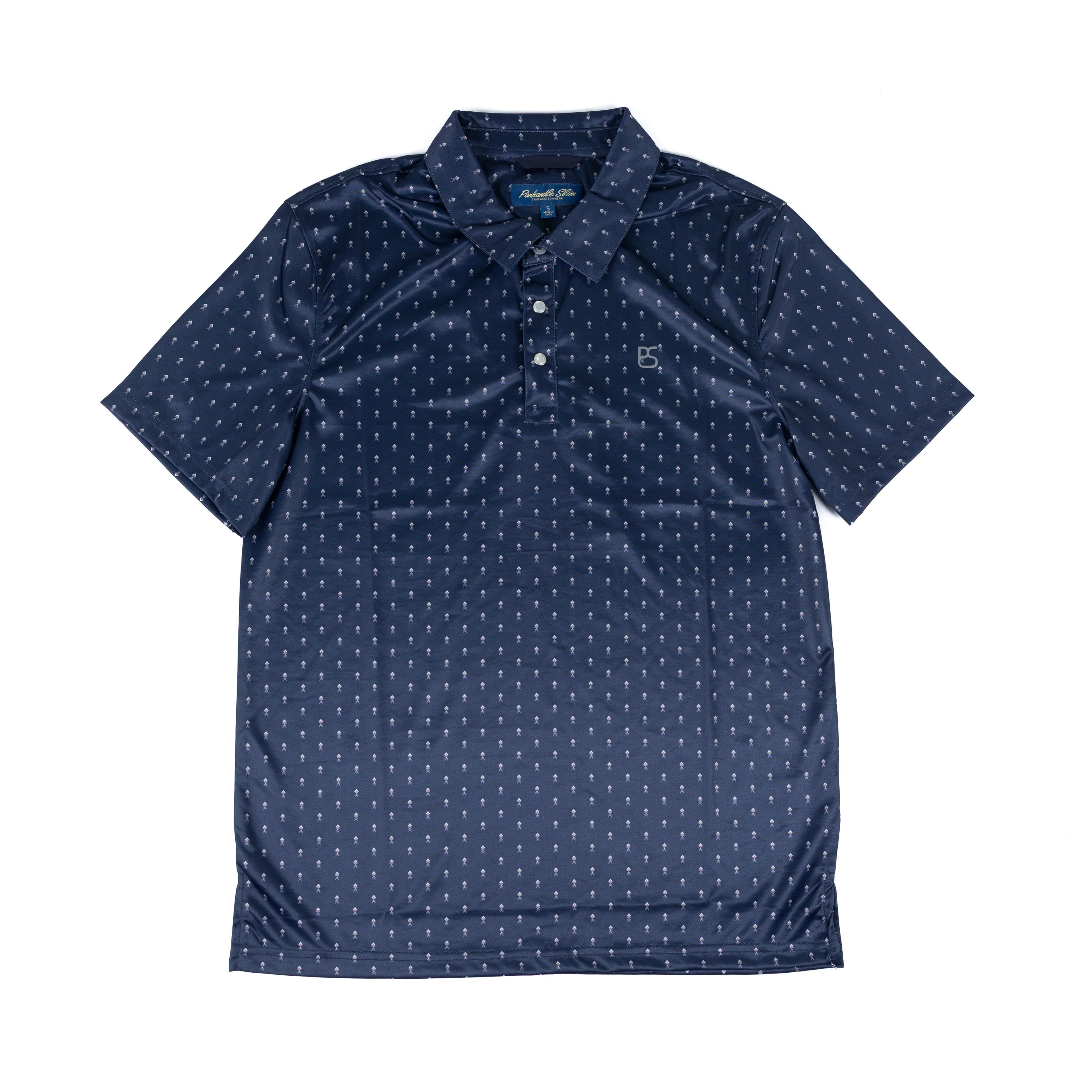 Men's Panhandle Blue Arrow Performance Polo TM51T08213