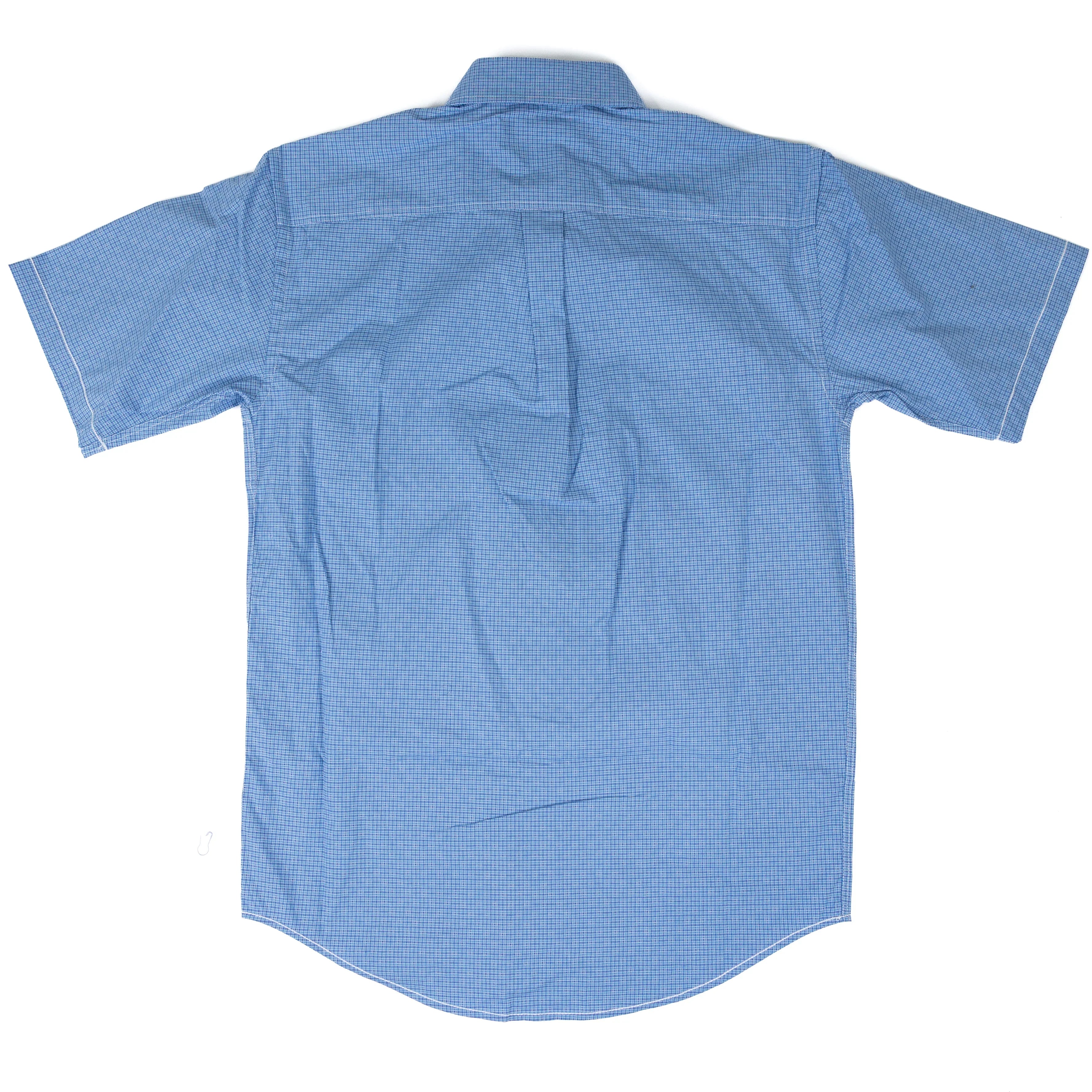 Men's Panhandle Blue Short Sleeve Button Up Shirt RMB3S08267