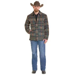 Men's Panhandle Long Aztec Jacquard Jacket