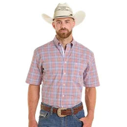 Men's Panhandle Short Sleeve Button Up Shirt RMB3S06543 - Crazy House Western Wear