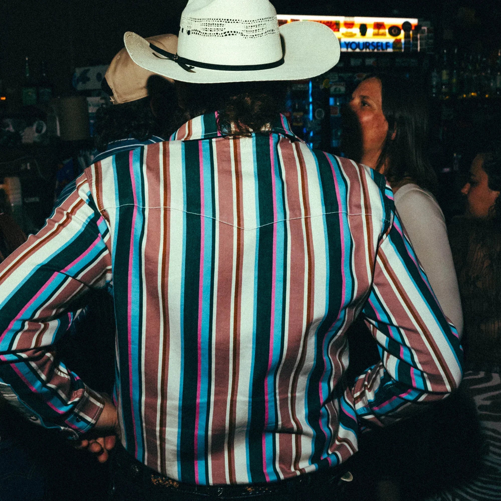 Men's Poncho Long Sleeve " The Frontman" Snap Shirt