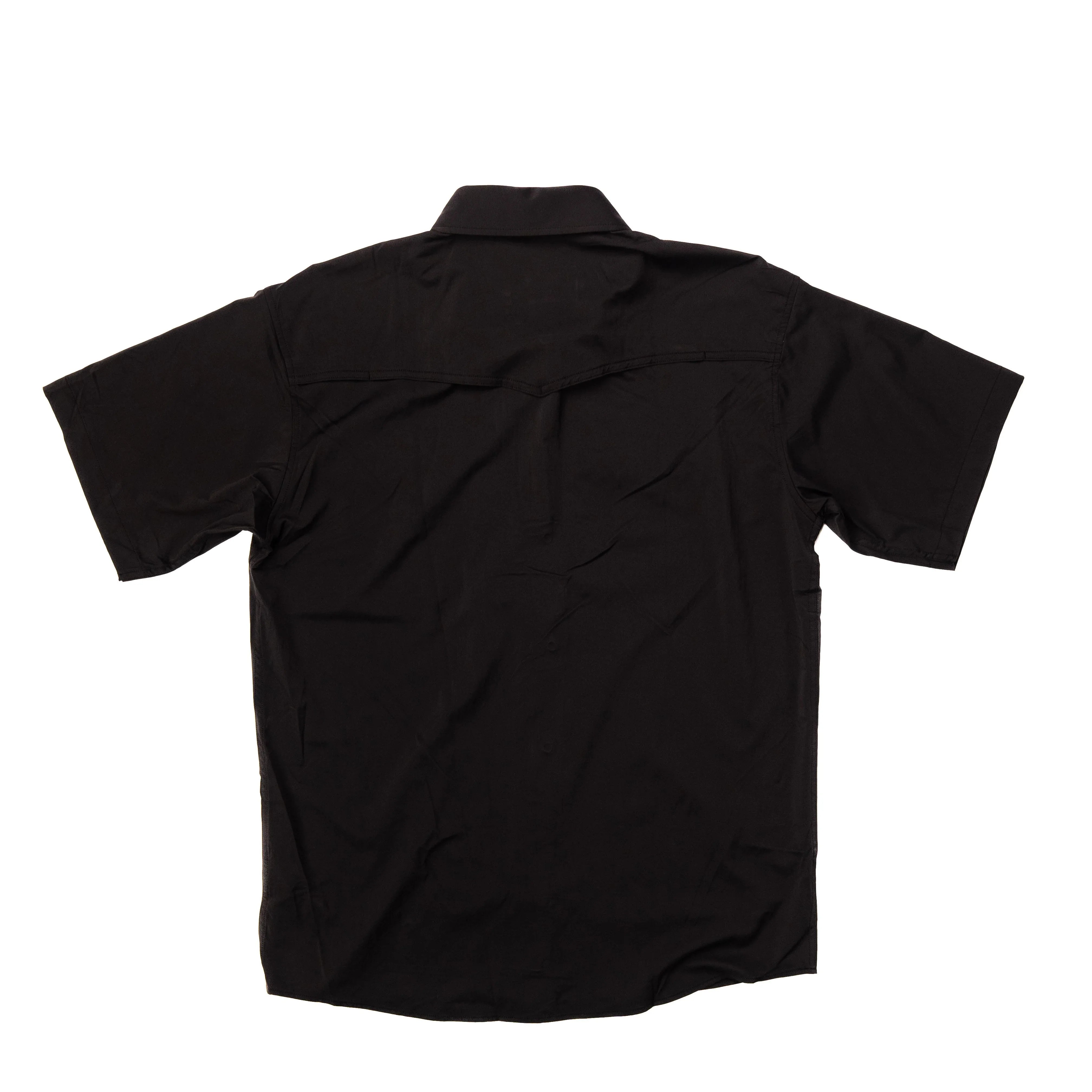 Men's Poncho Regular Fit Black Pearl Snap Shirt Bandera-Blk - Crazy House Western Wear