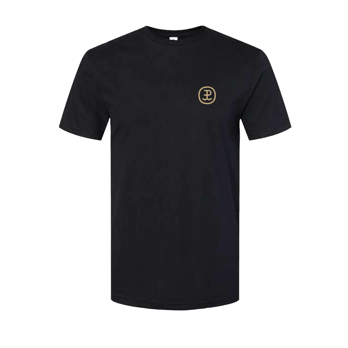 Men's Poncho Short Sleeve Black "The Cowboy Moon" T-shirt