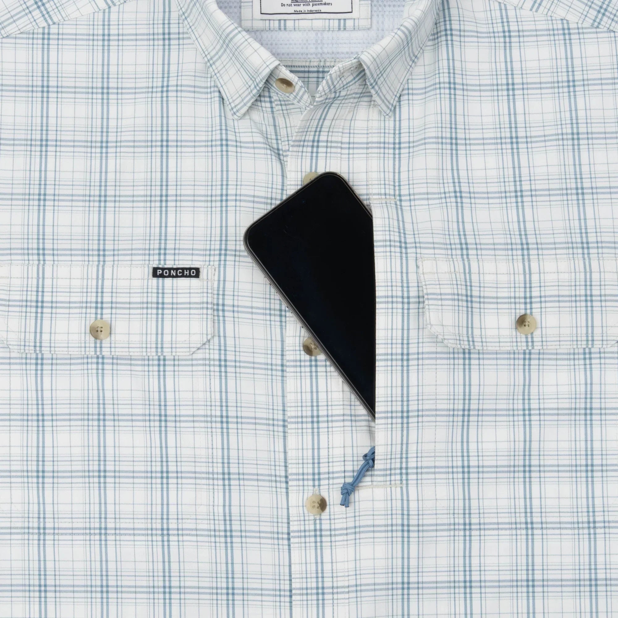 Men's Poncho Short Sleeve "The End Game" Button Up Shirt