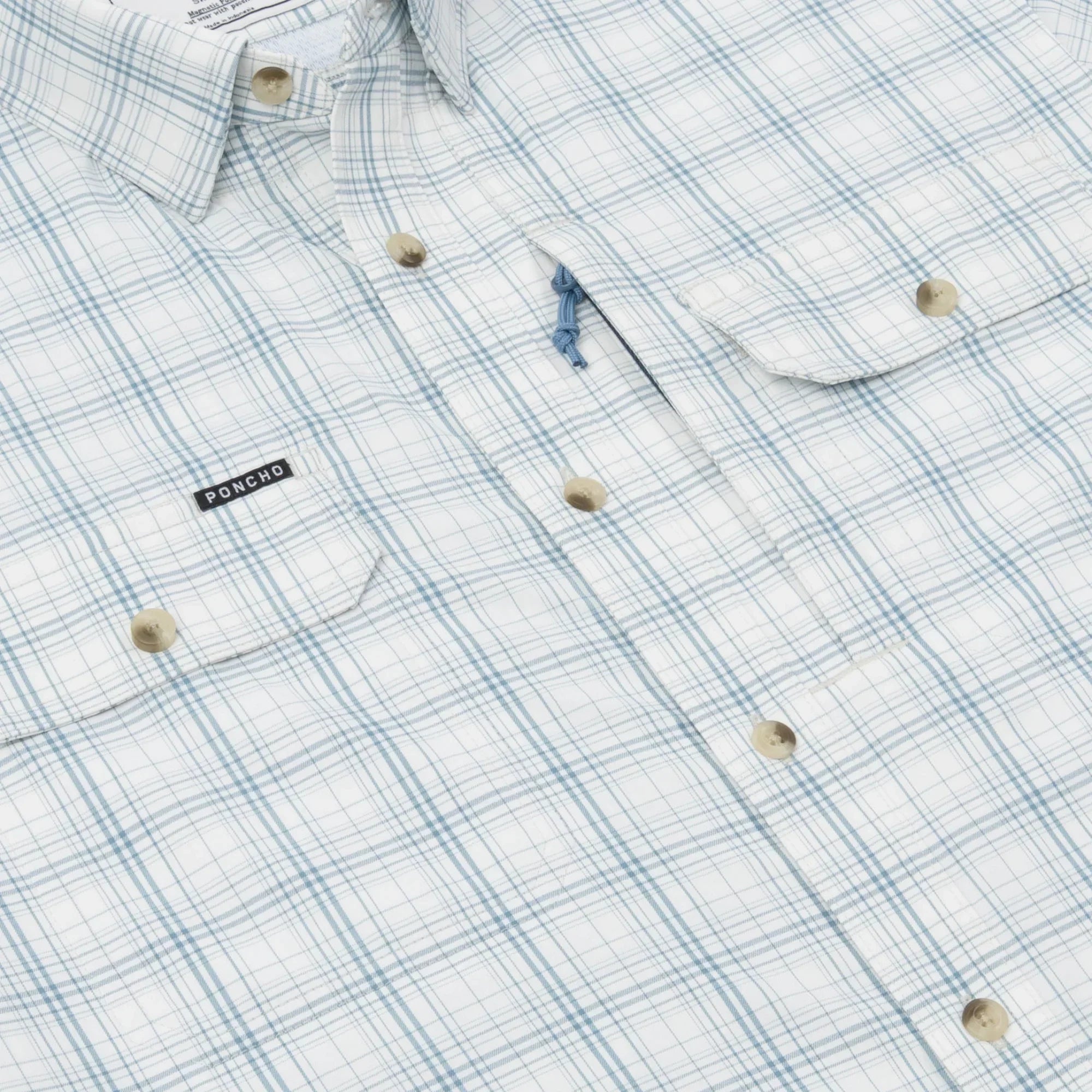 Men's Poncho Short Sleeve "The End Game" Button Up Shirt