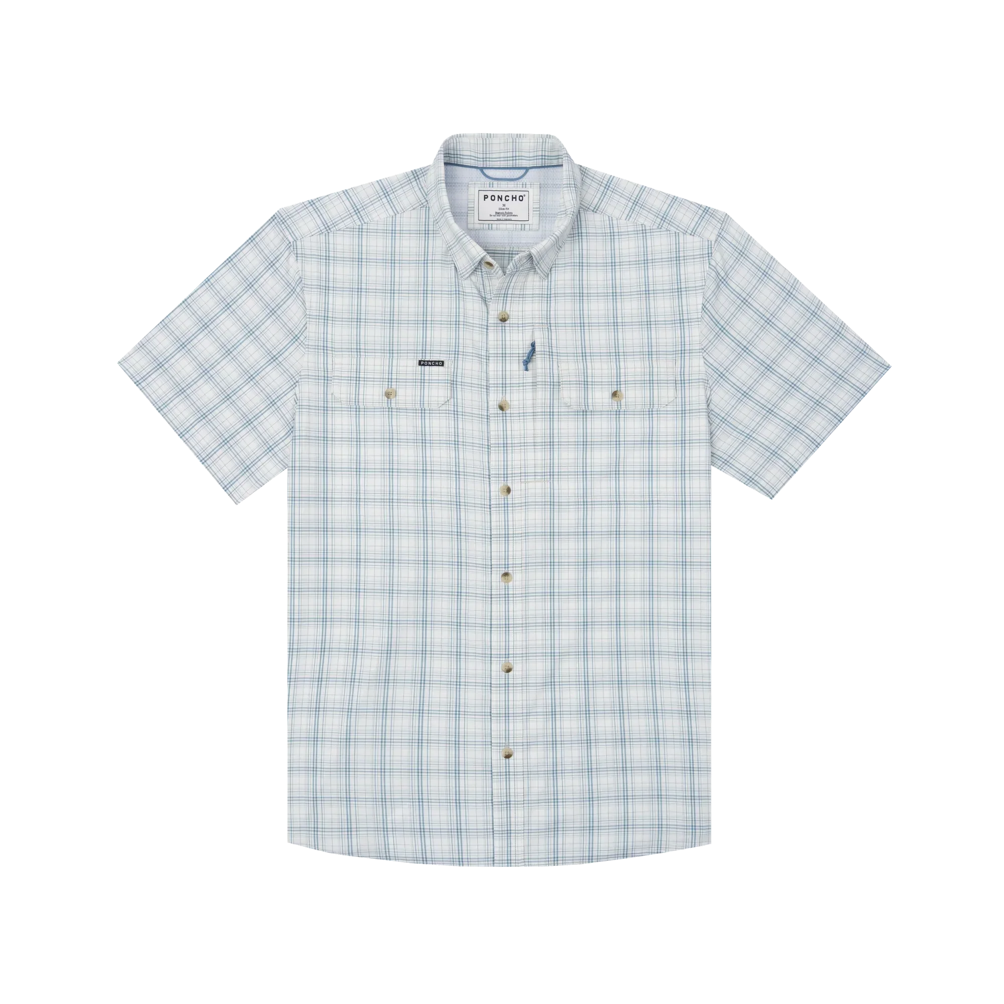 Men's Poncho Short Sleeve "The End Game" Button Up Shirt