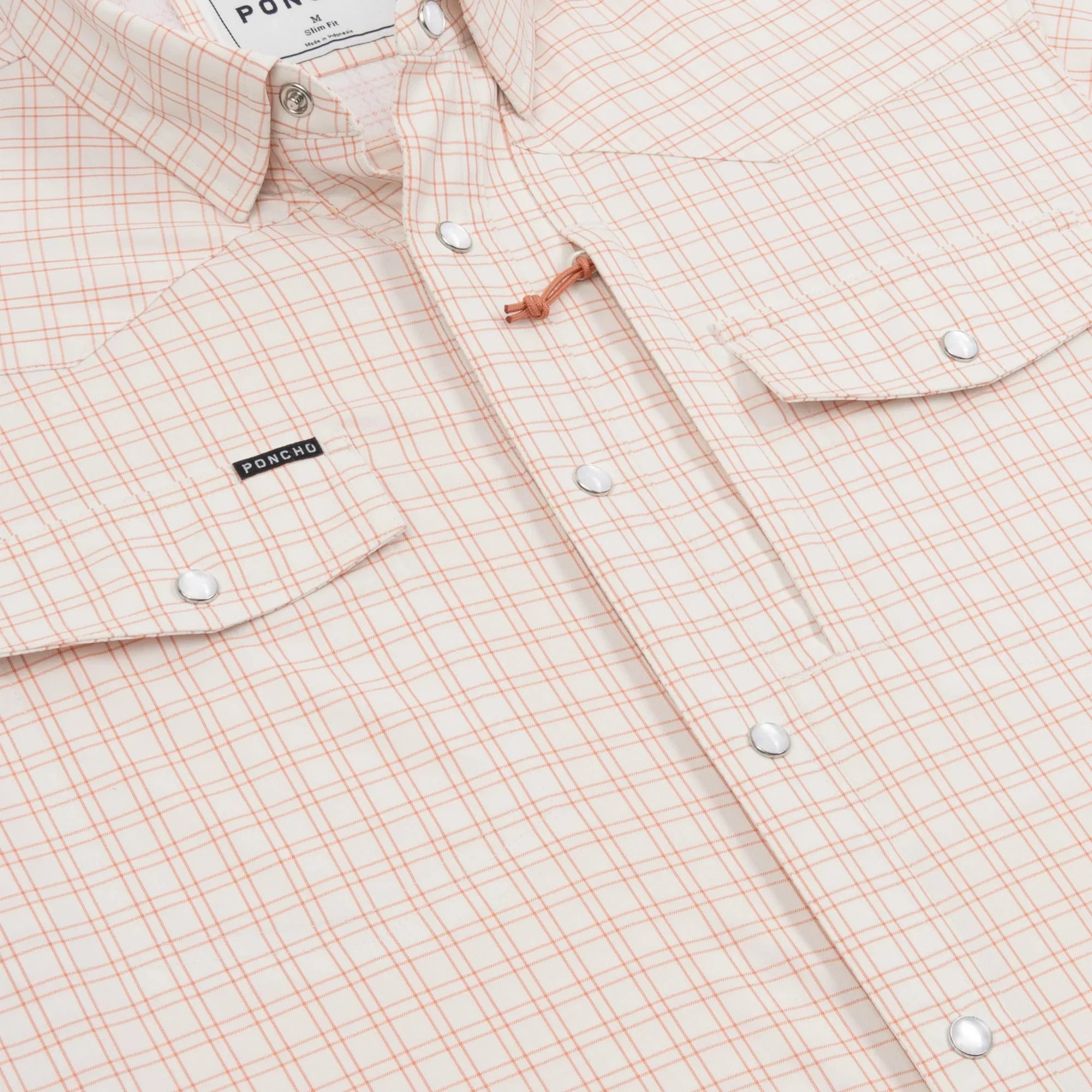 Men's Poncho Short Sleeve "The Etouffee" Button Up Shirt