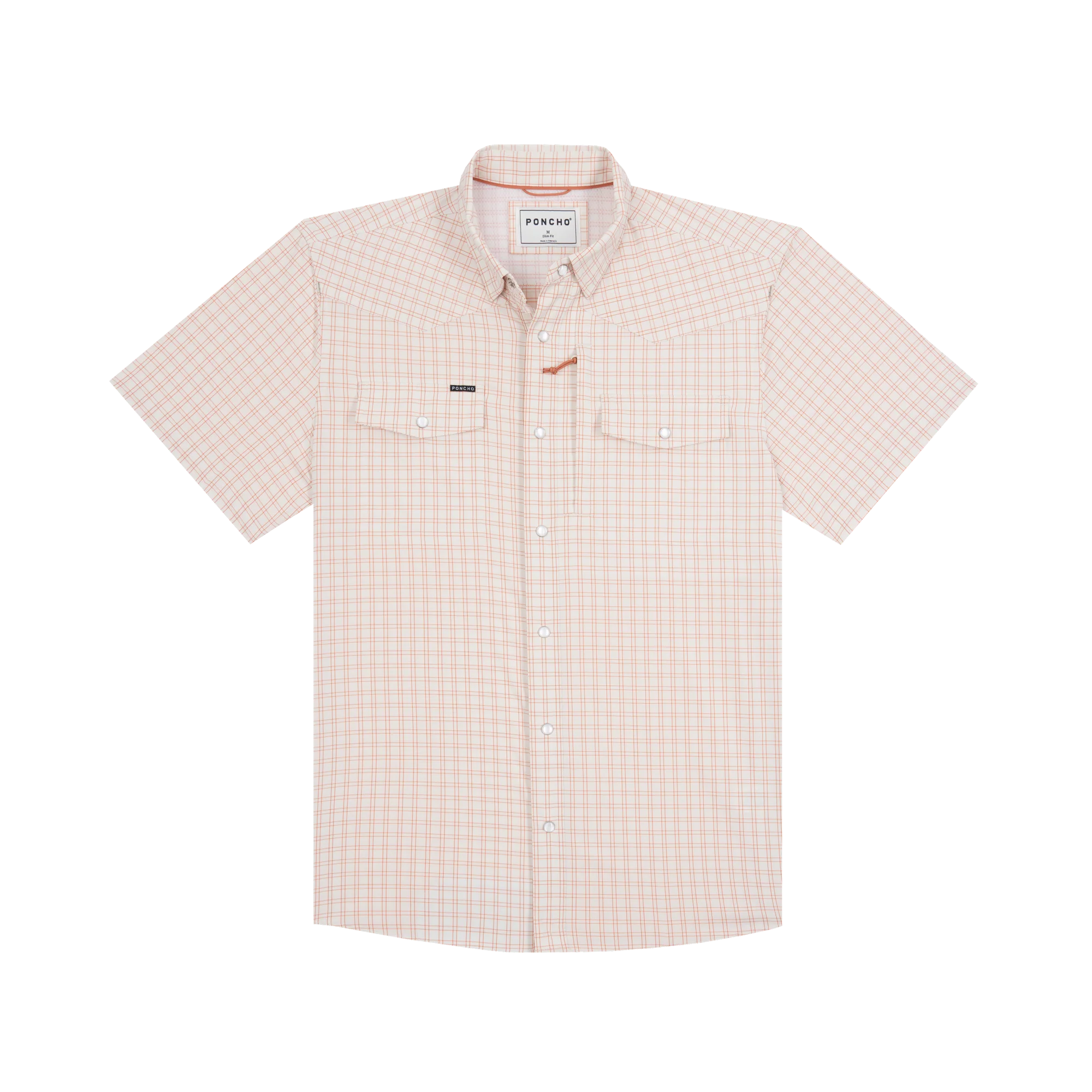 Men's Poncho Short Sleeve "The Etouffee" Button Up Shirt