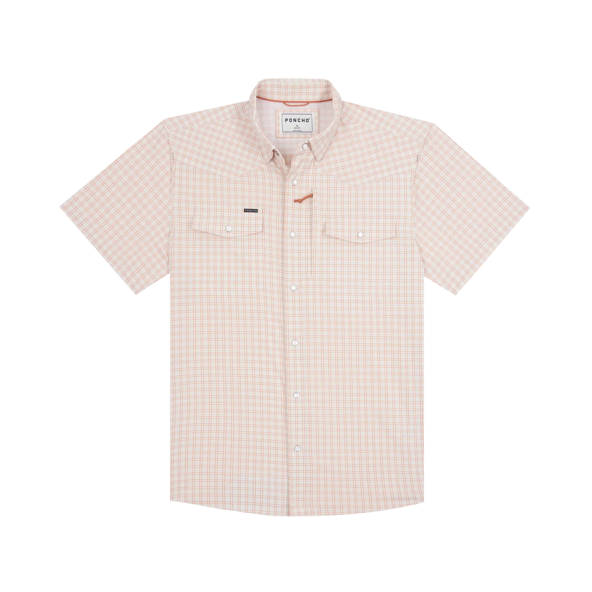Men's Poncho Short Sleeve "The Etouffee" Button Up Shirt