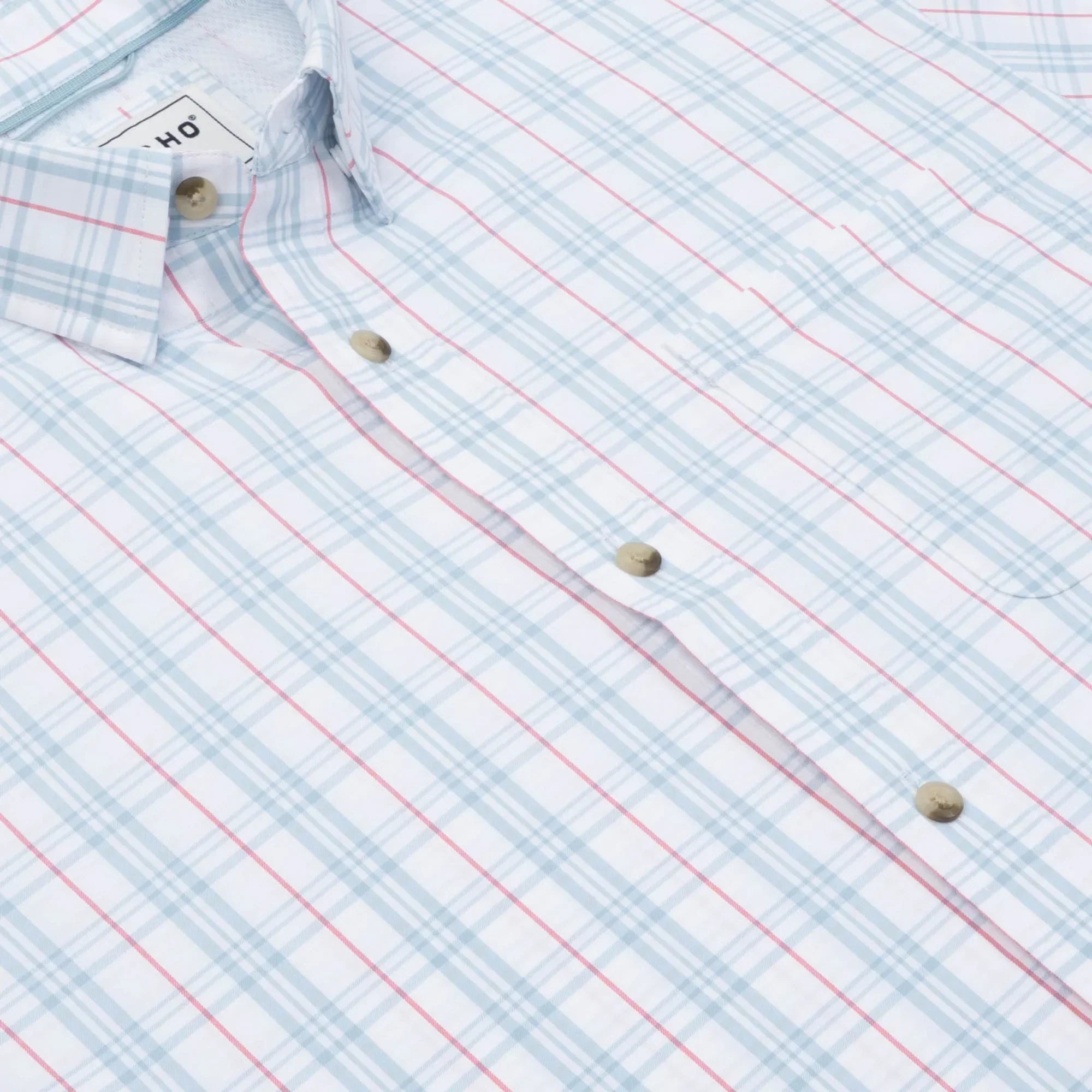 Men's Poncho Short Sleeve "The Mullet" Button Up Shirt