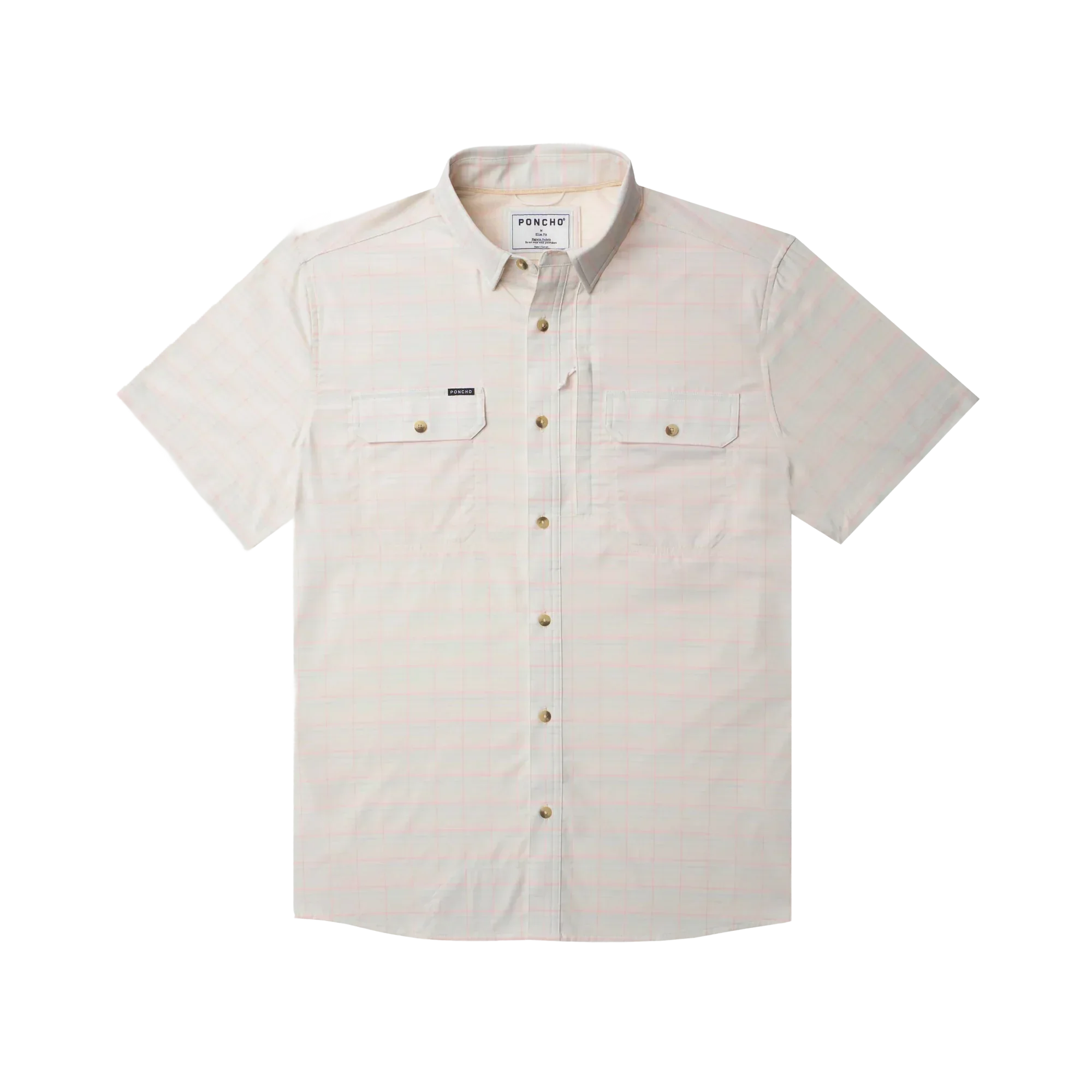 Men's Poncho Short Sleeve "The Suwannee" Button Up Shirt