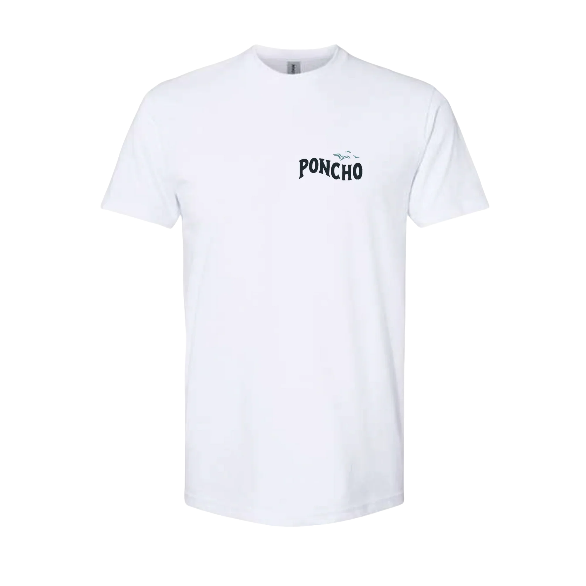 Men's Poncho Short Sleeve White "The Sport Fisher" T-shirt