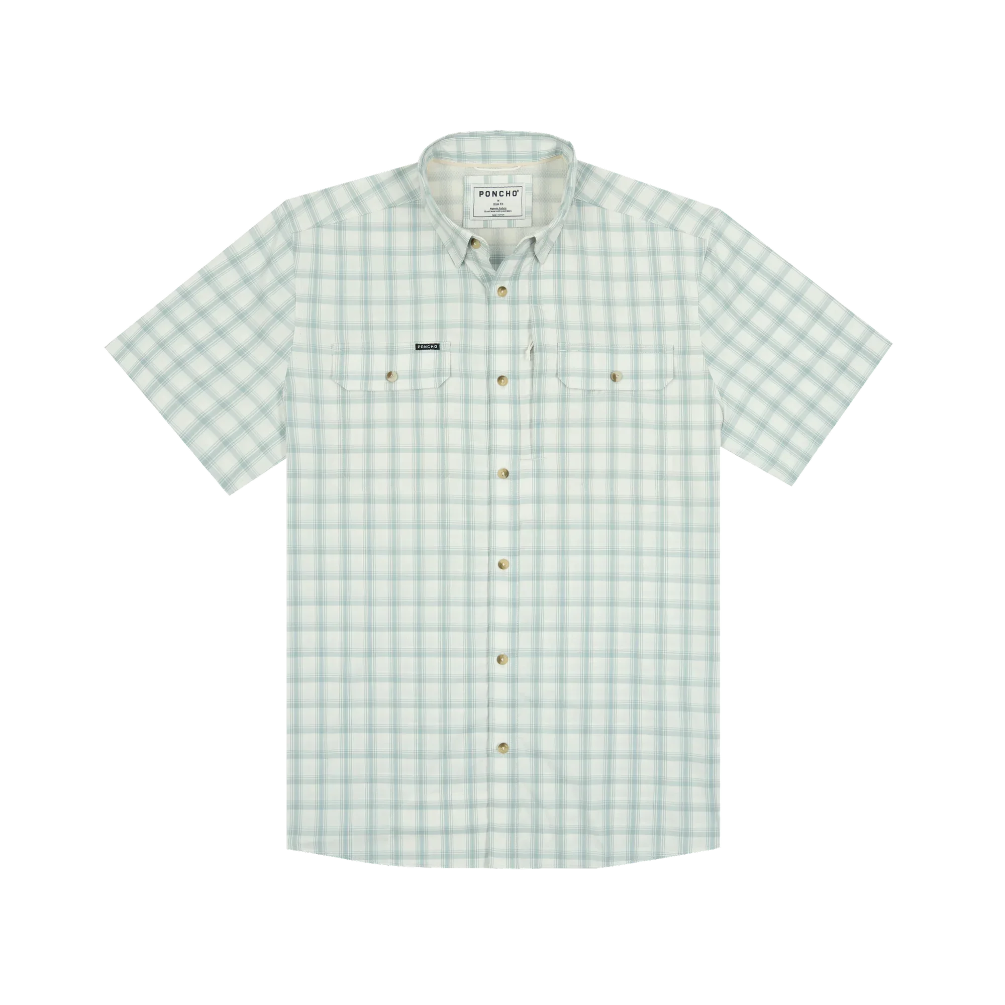 Men's Poncho "The 10 Weight" Short Sleeve Button Up Shirt