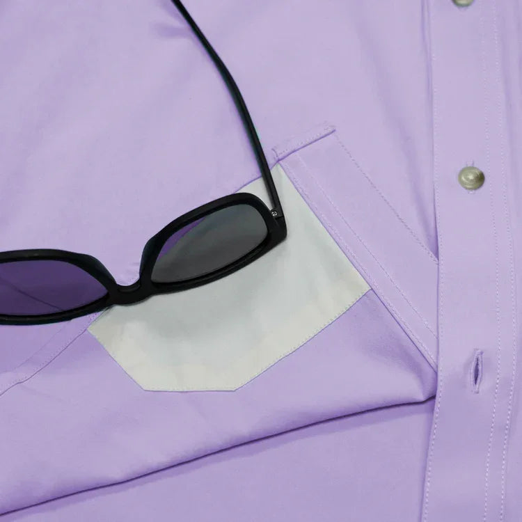 Men's Poncho "The Bon Temps" Short Sleeve Button Up Shirt
