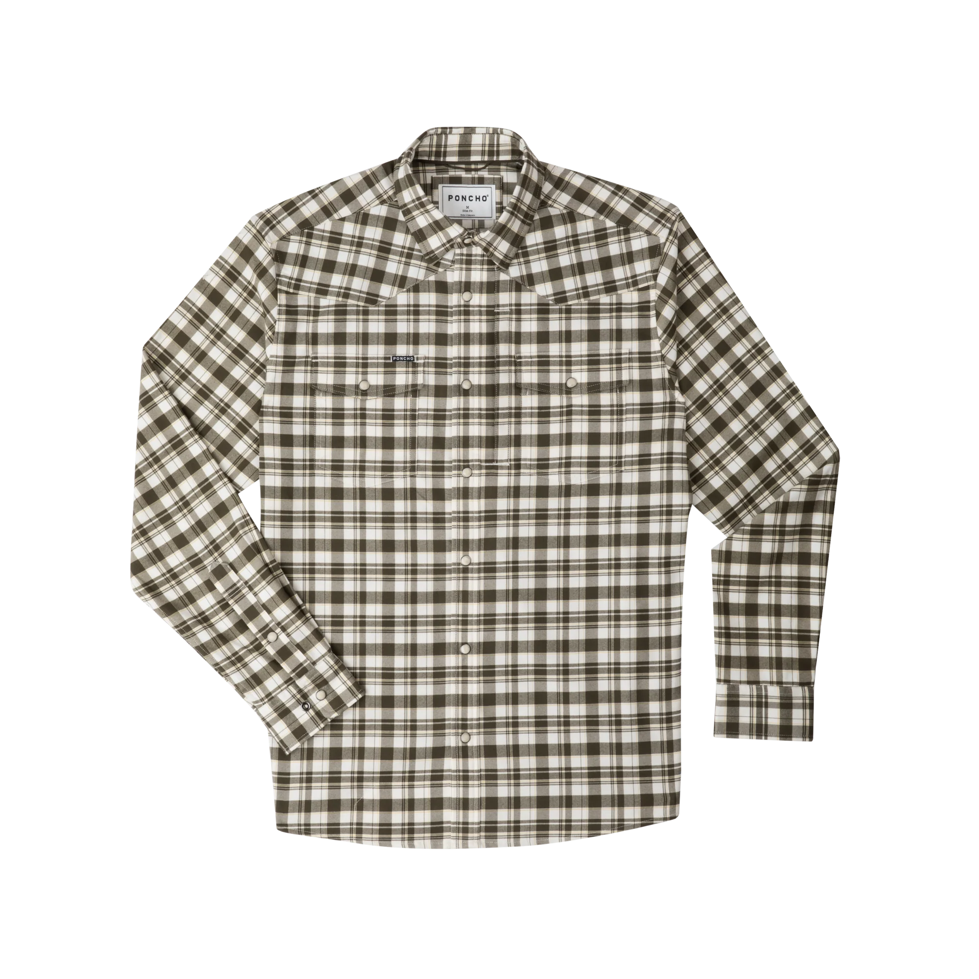 Men's Poncho "The Boone" Long Sleeve Snap Up Shirt