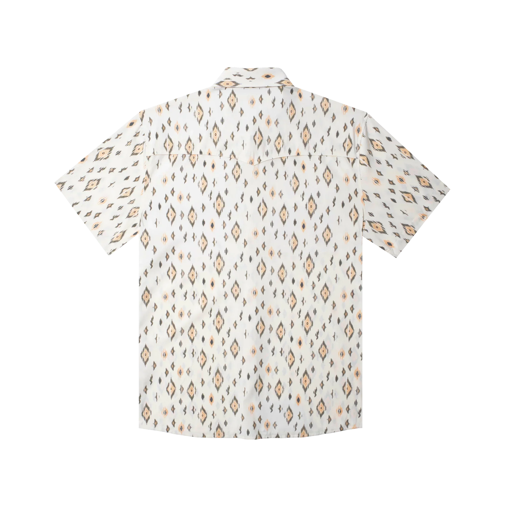 Men's Poncho "The Diamond Back" Short Sleeve Button Up