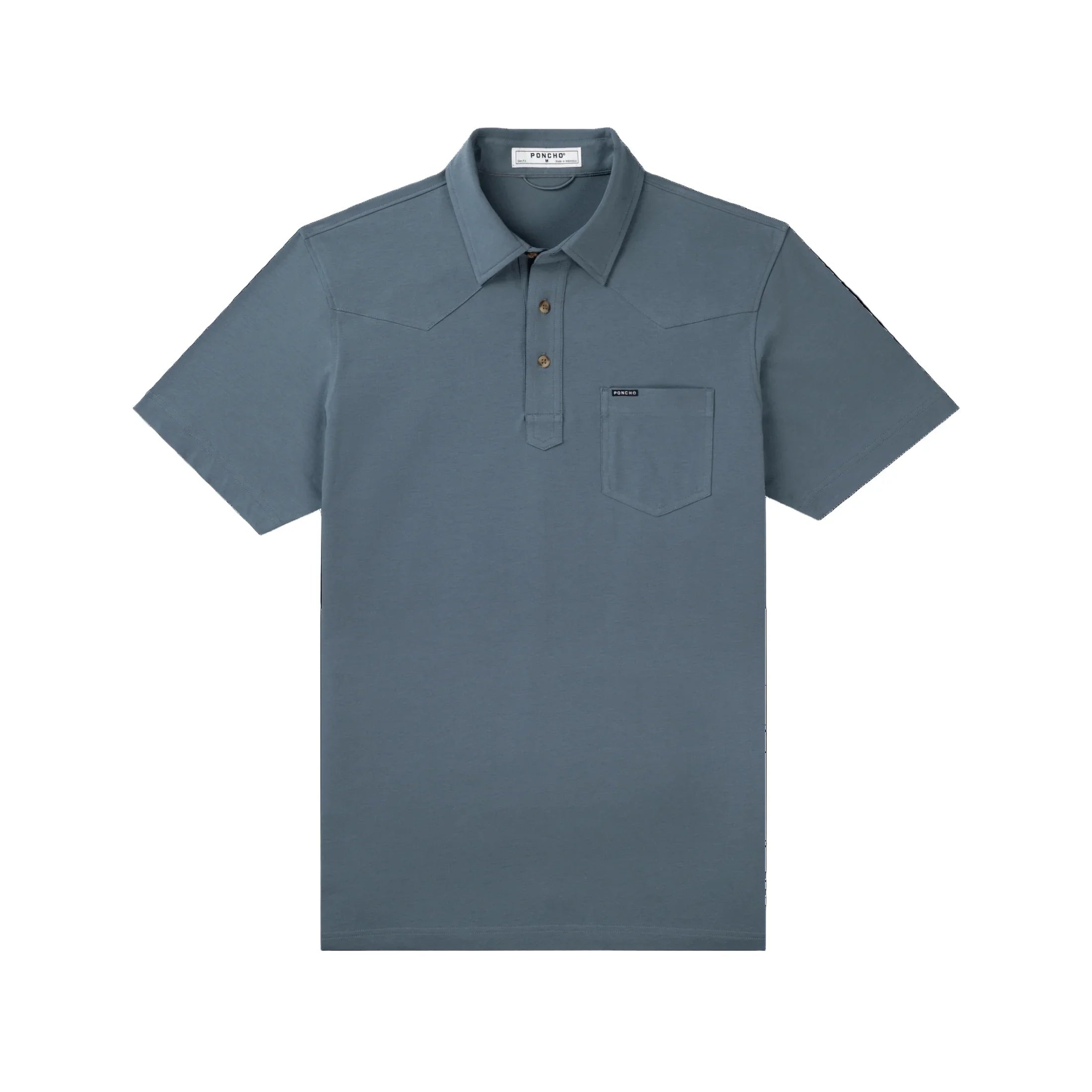 Men's Poncho "The Dinner Bell" Short Sleeve Polo