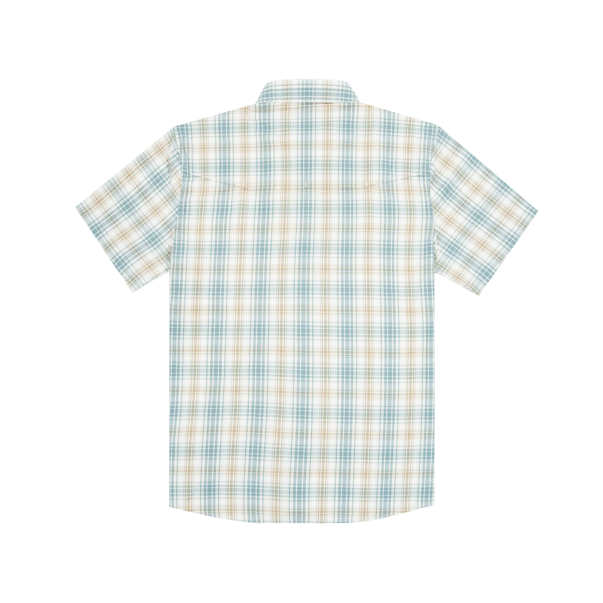 Men's Poncho "The Double Haul" Short Sleeve Button Up Shirt