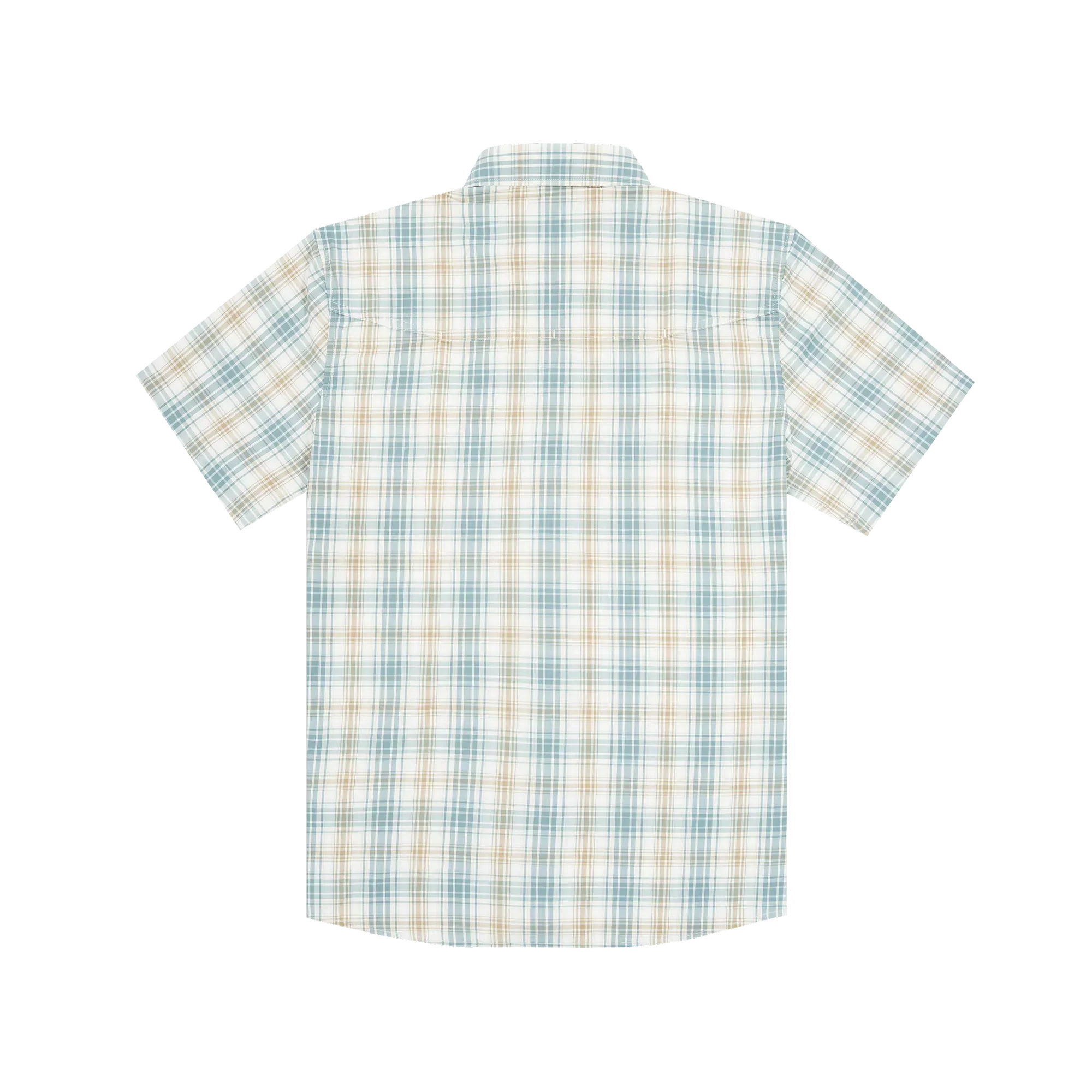 Men's Poncho "The Double Haul" Short Sleeve Button Up Shirt