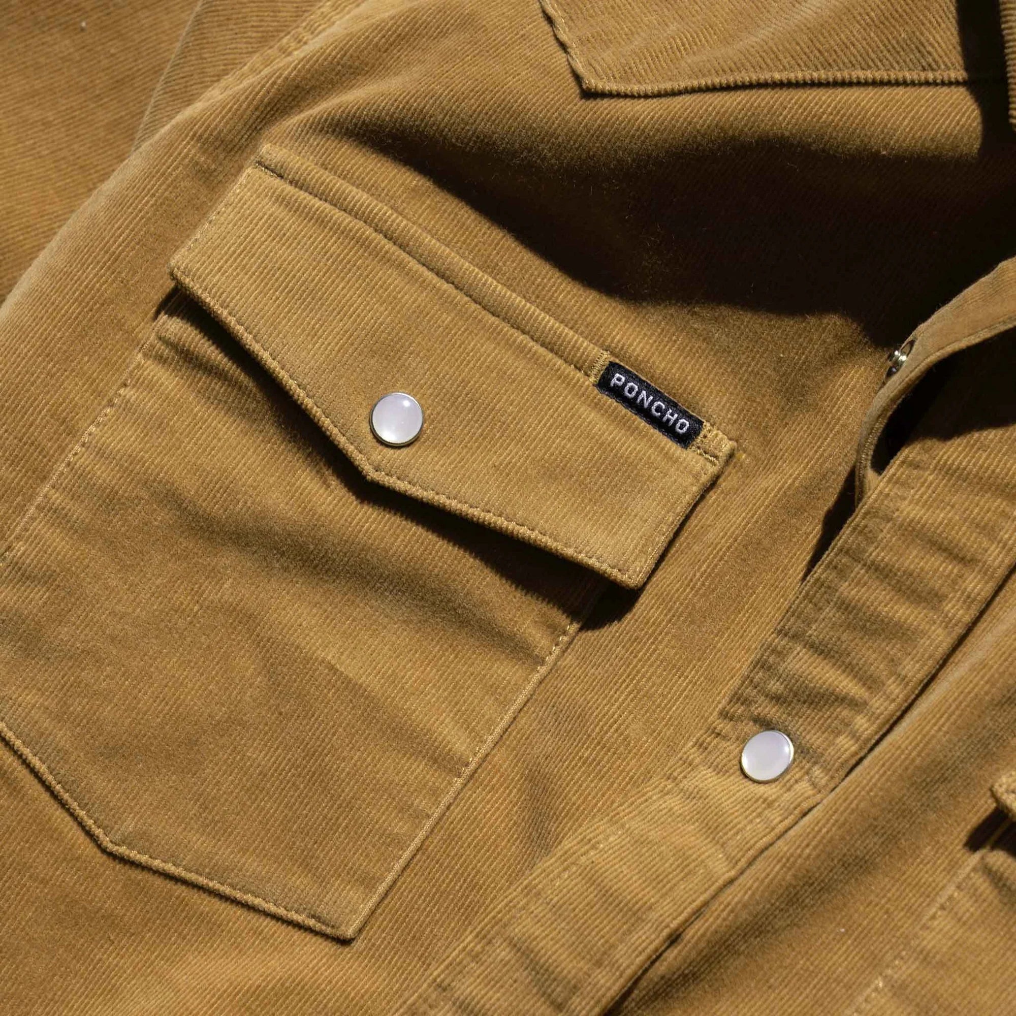 Men's Poncho "The Enfield" Long Sleeve Snap Shirt