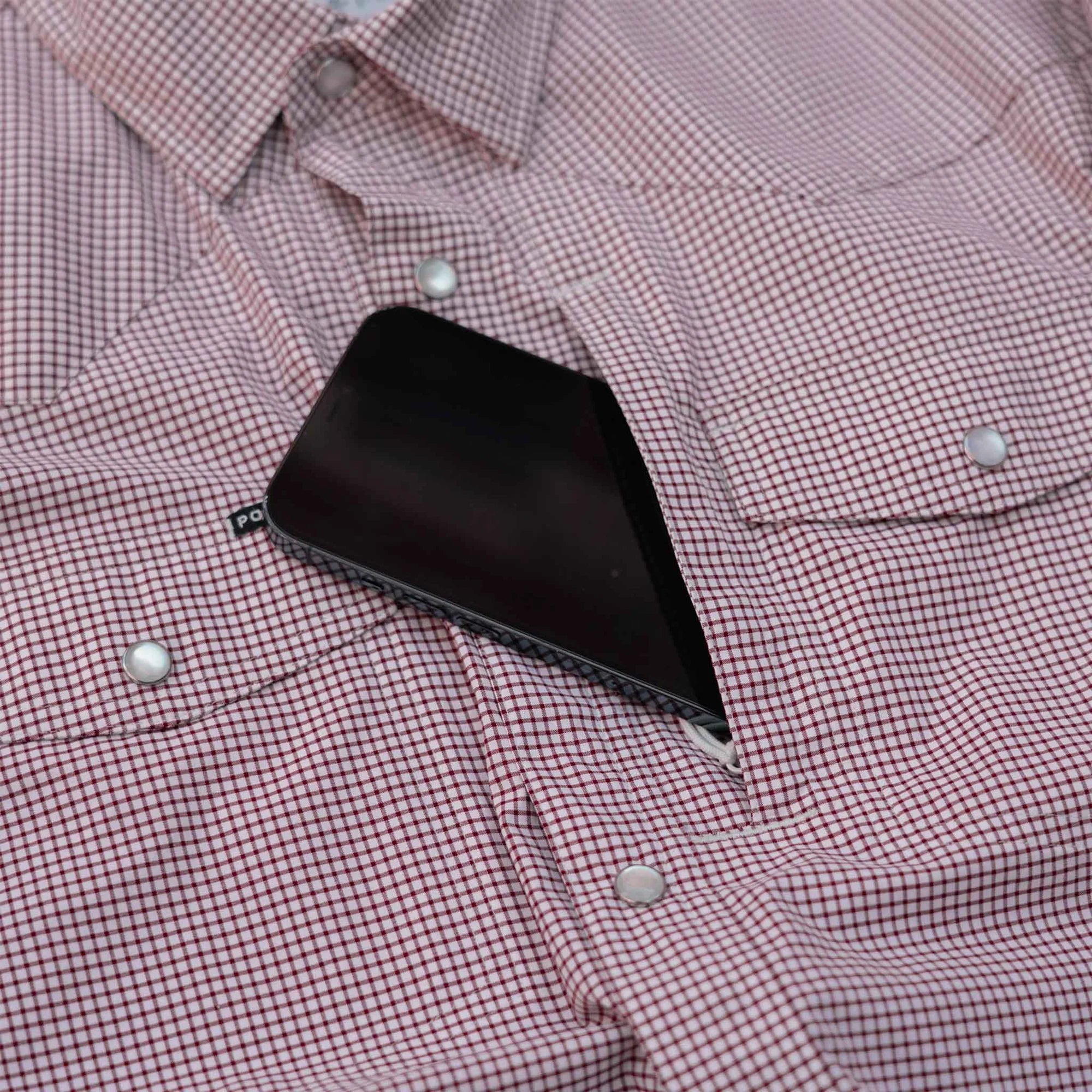 Men's Poncho "The Good Bull" Snap Up Shirt
