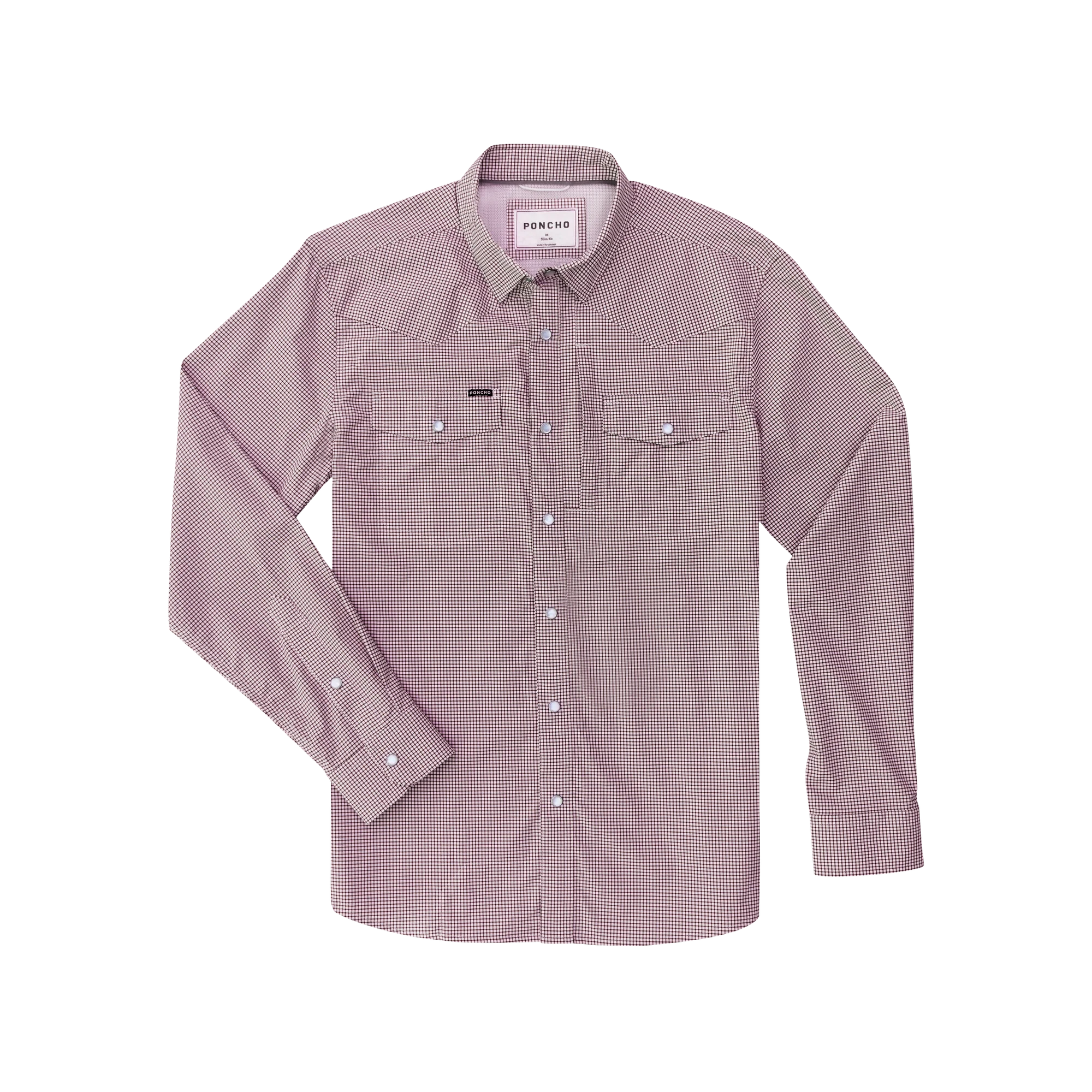 Men's Poncho "The Good Bull" Snap Up Shirt