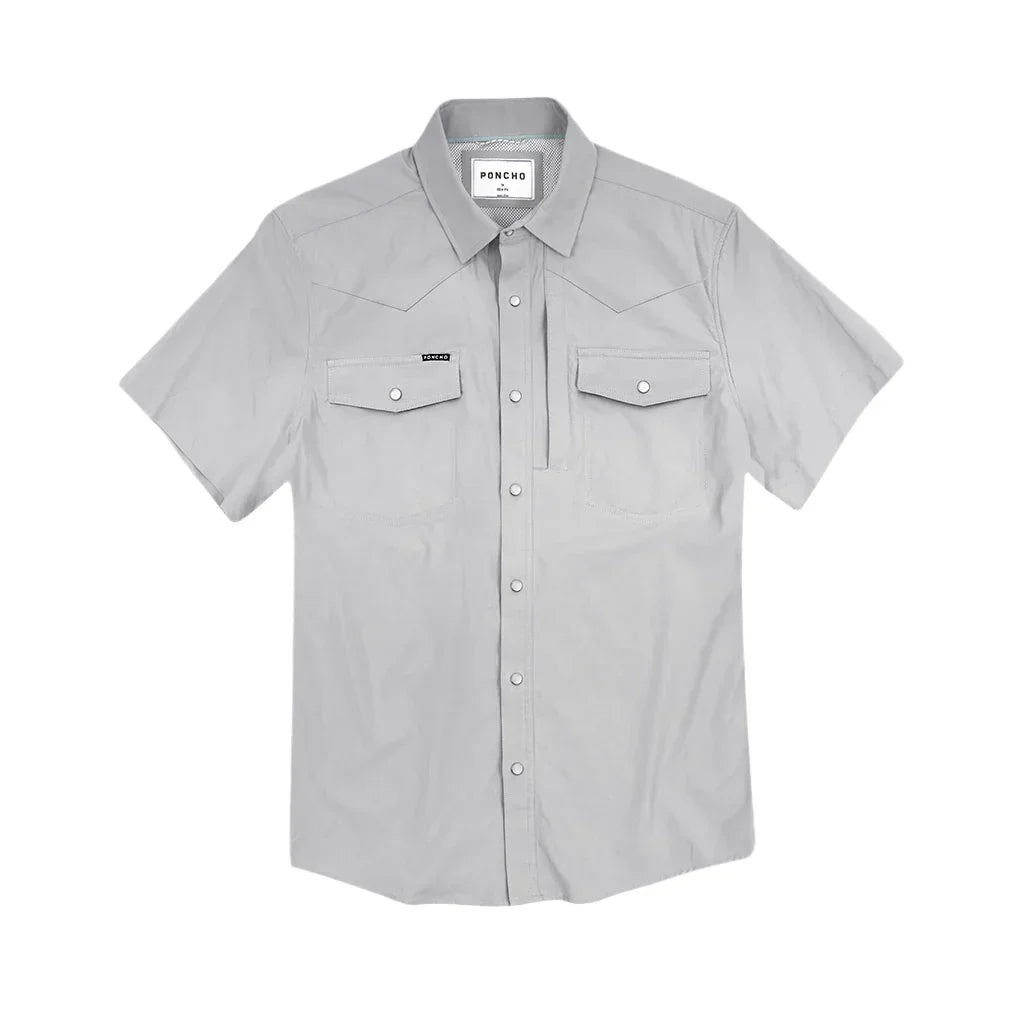 Men's Poncho The Laredo Pearl Snap Shirt - Crazy House Western Wear