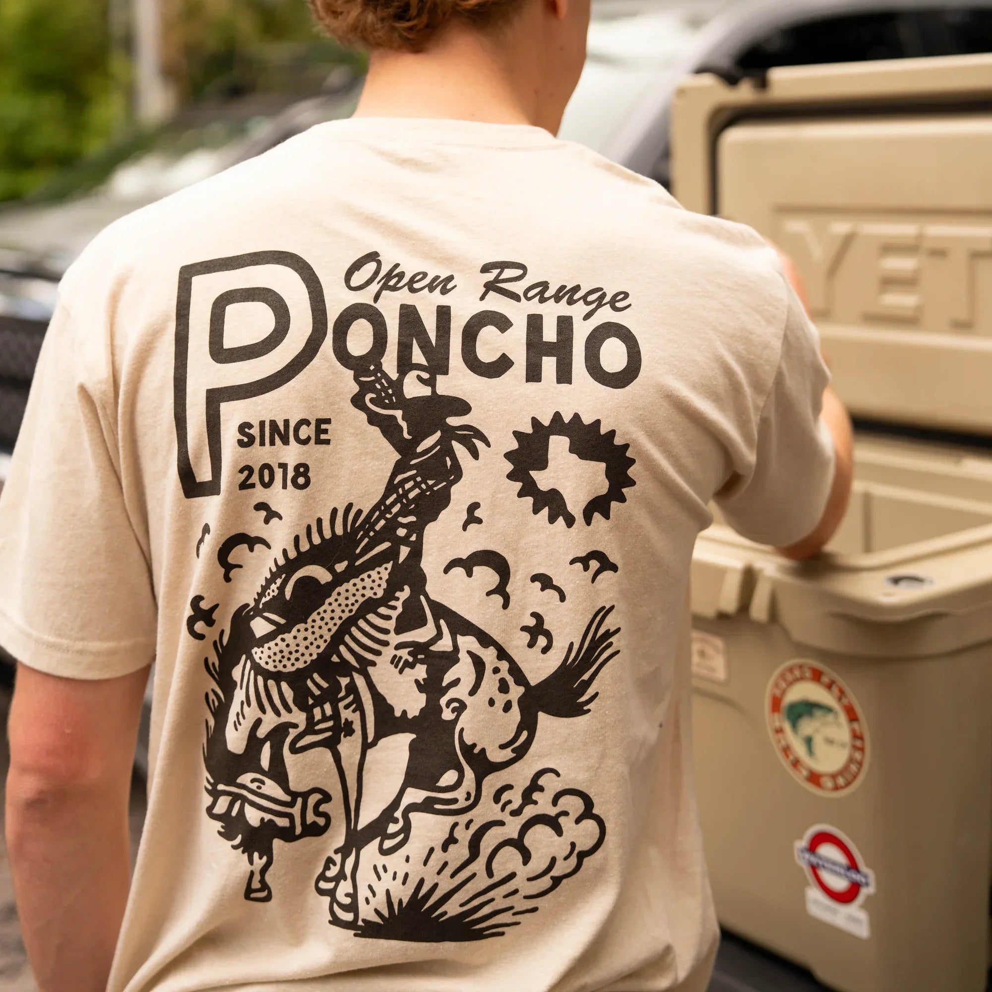 Men's Poncho "The Open Range" T-shirt
