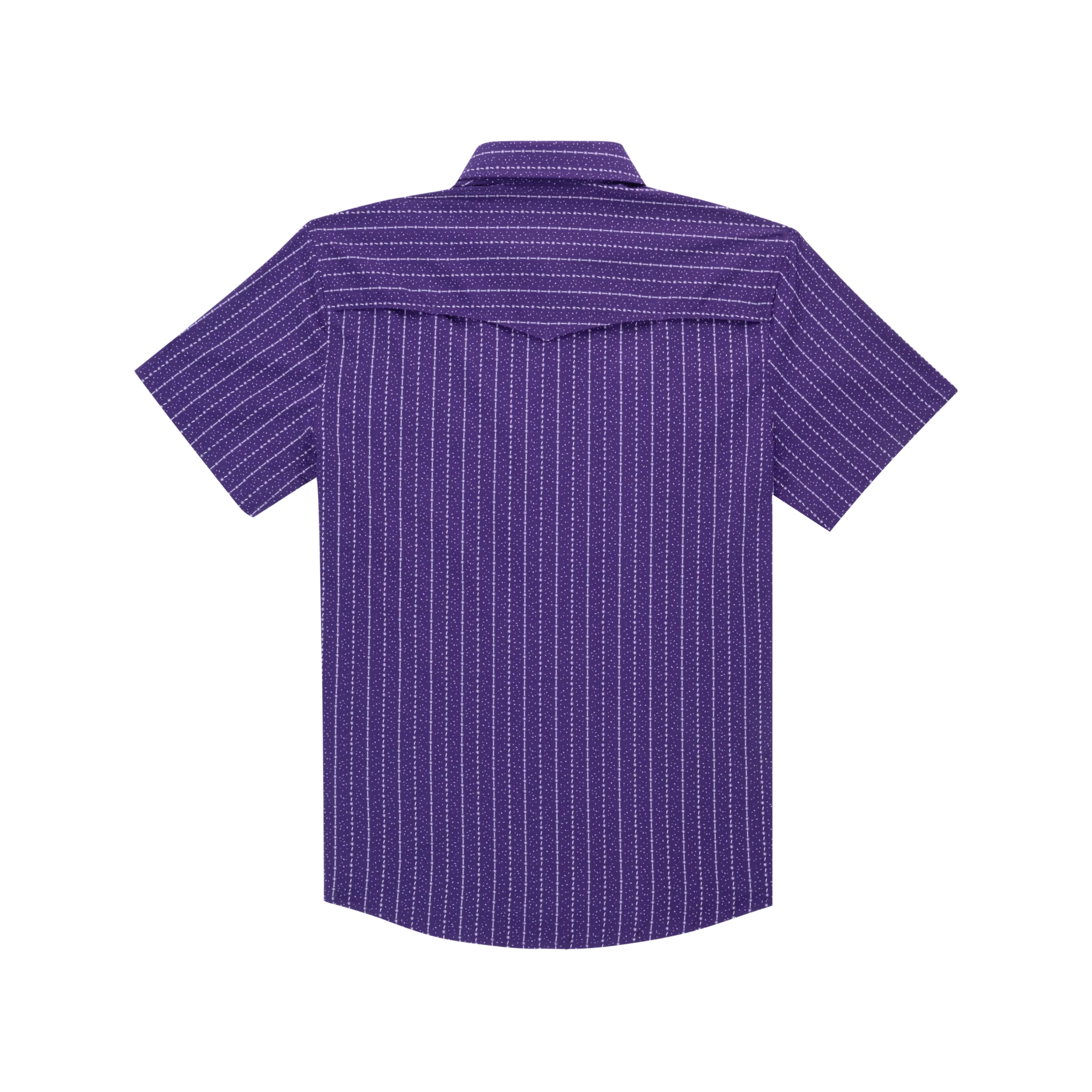 Men's Poncho "The Stockyard" Short Sleeve Pearl Snap Shirt