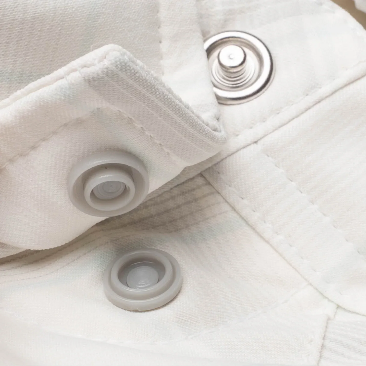 Men's Poncho The Whitefish White Plaid Short Sleeve Shirt