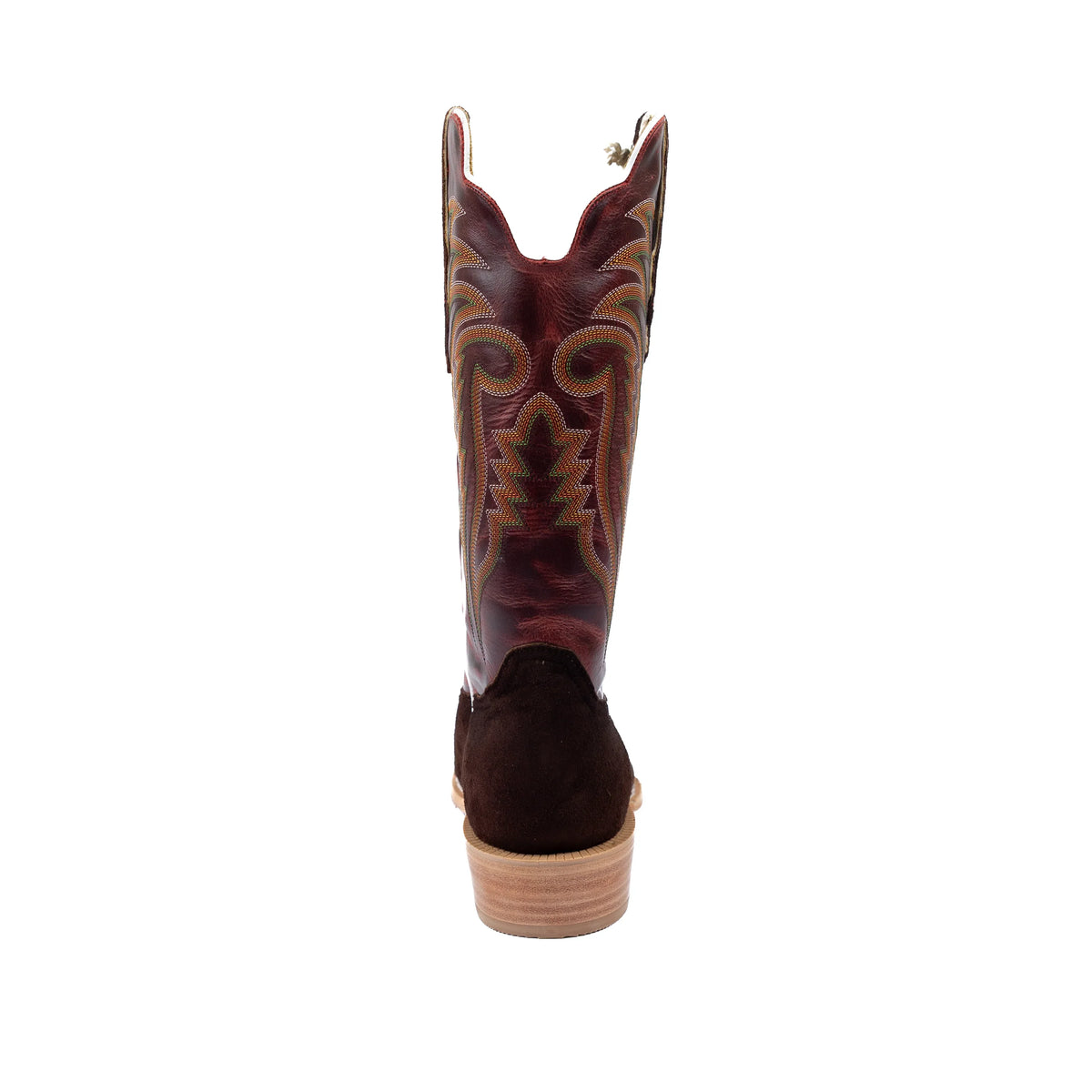 Men's R. Watson Chocolate Roughout Deer Vamp 13in Volcanic Red Top