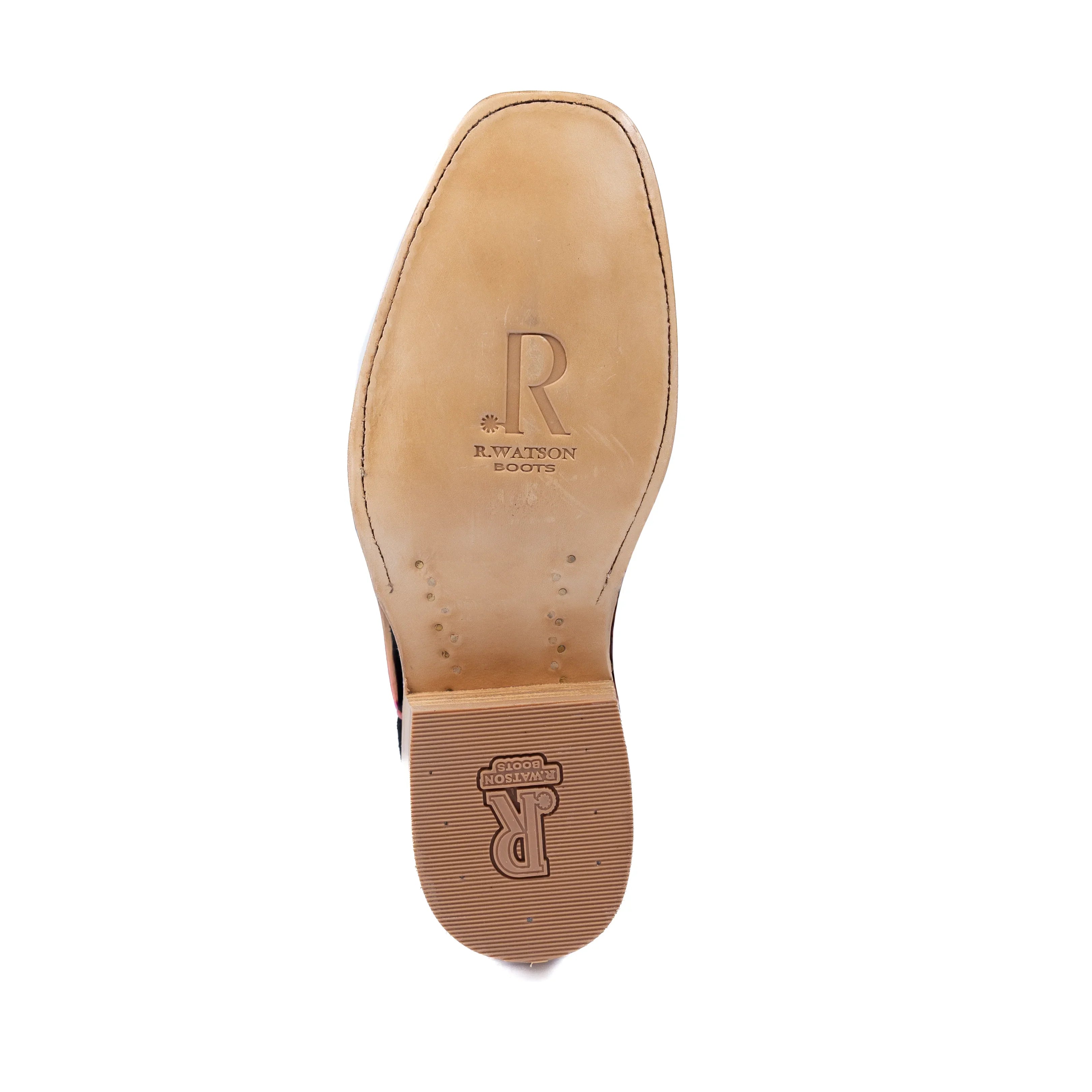 Men's R. Watson Roughout Narrow Square with 13″ Black Cowhide Top RW8208-1