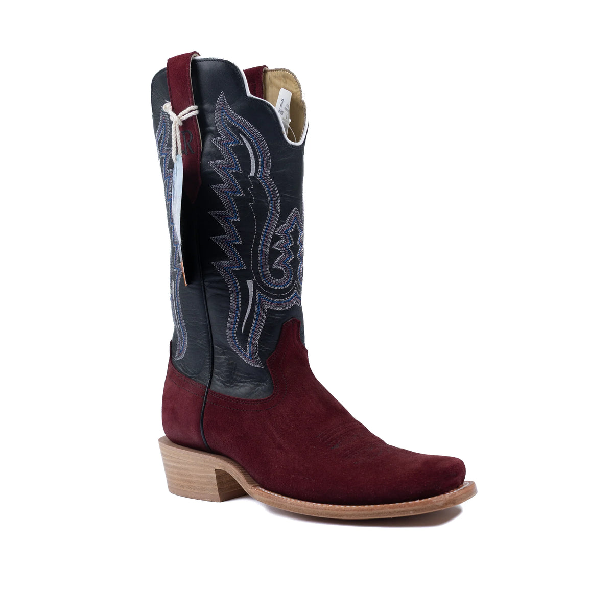 Men's R. Watson Roughout Narrow Square with 13″ Rhubarb Cowhide Top RW8211-1