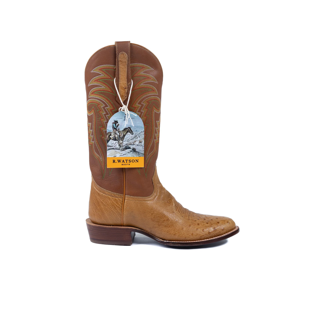 Men's R. Watson Smooth Ostrich Super Roper with 13″ Cowhide Top RW5533