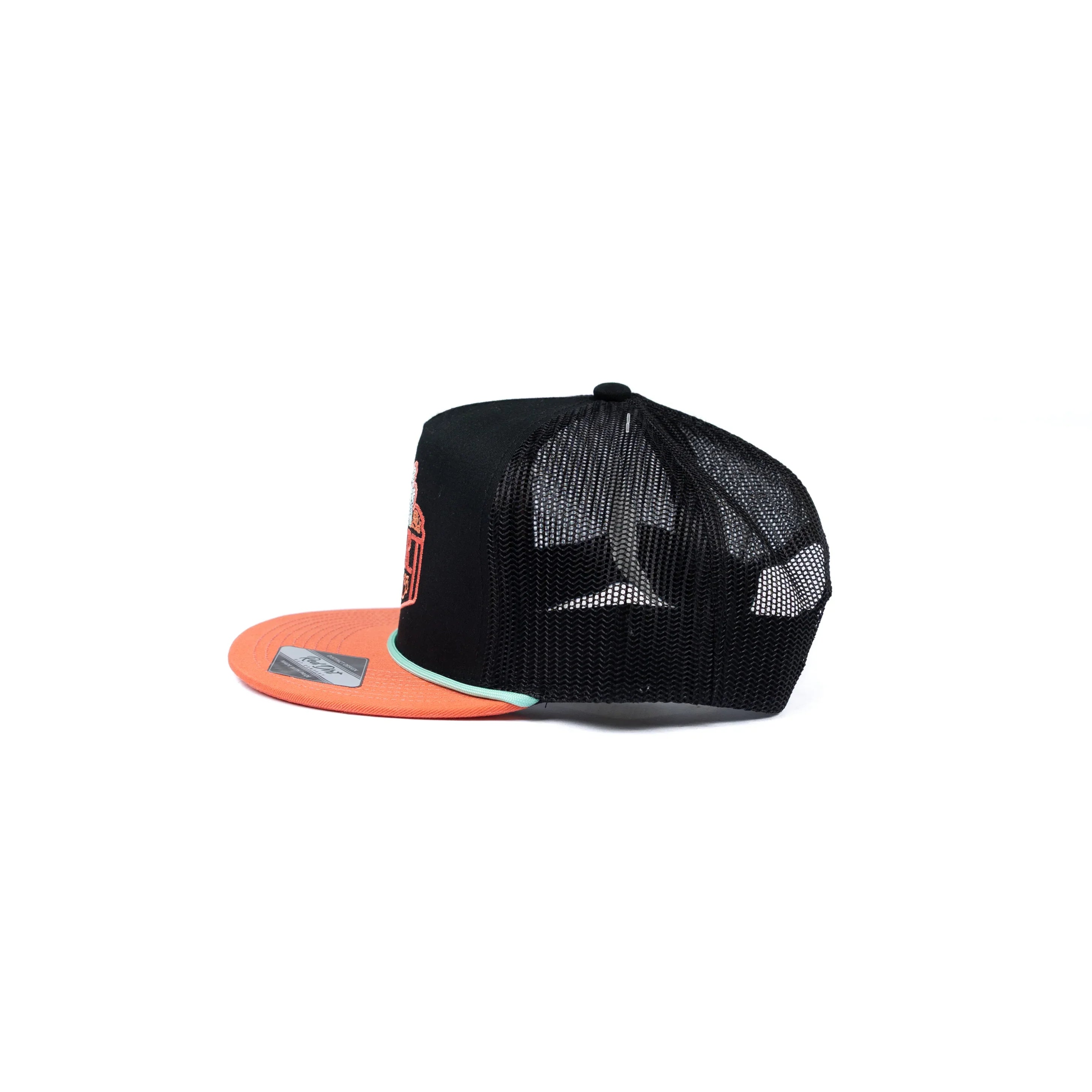 Men's Red Dirt Hat Co Agave Black and Coral Cap RDHC-562