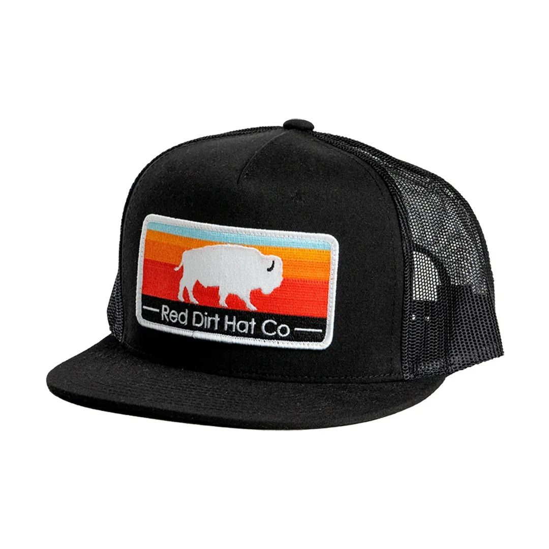 Men's Red Dirt Hat Co Black Cap RDHC-515 - Crazy House Western Wear