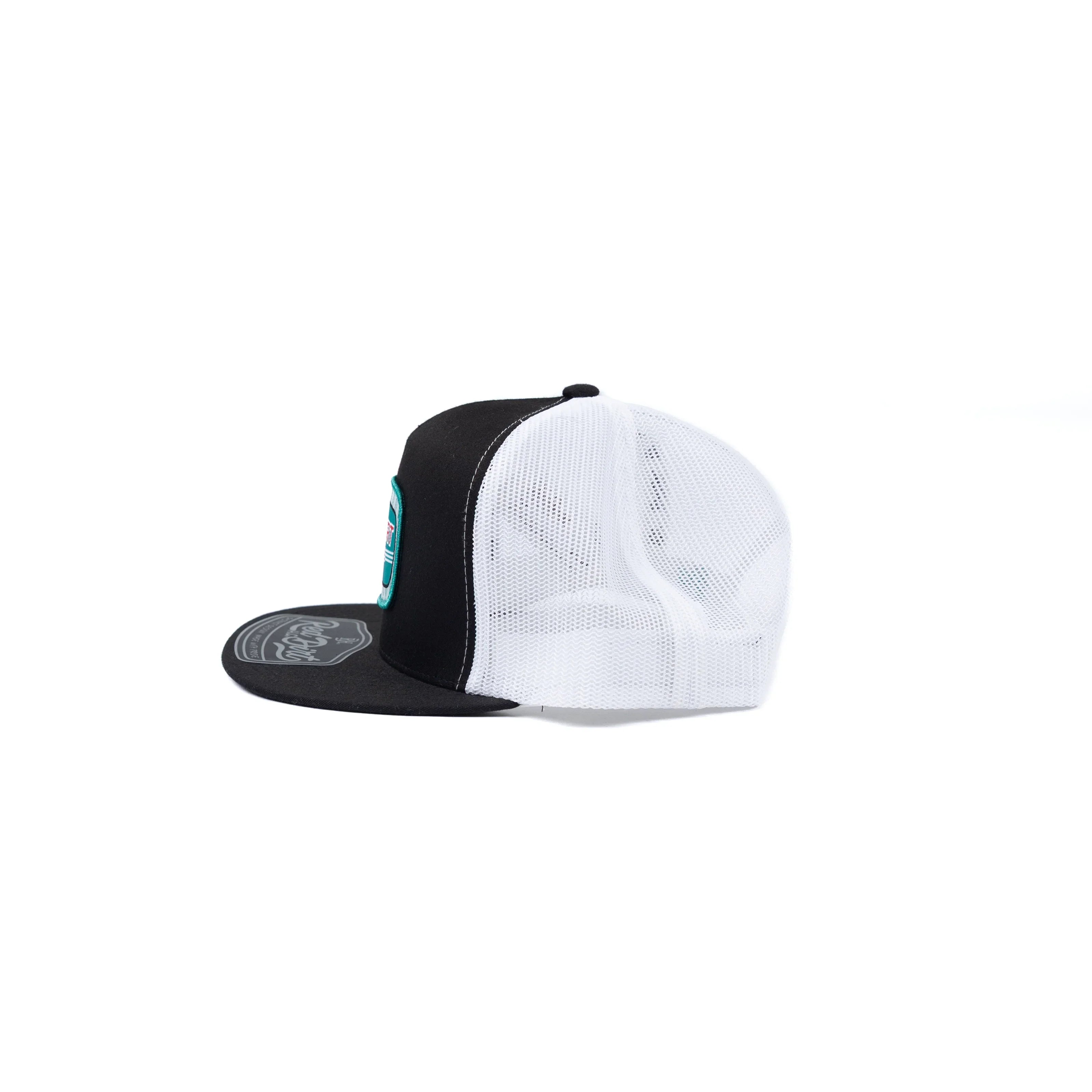 Men's Red Dirt Hat Co Black/White Peppermint Patty Snapback RDHC-626