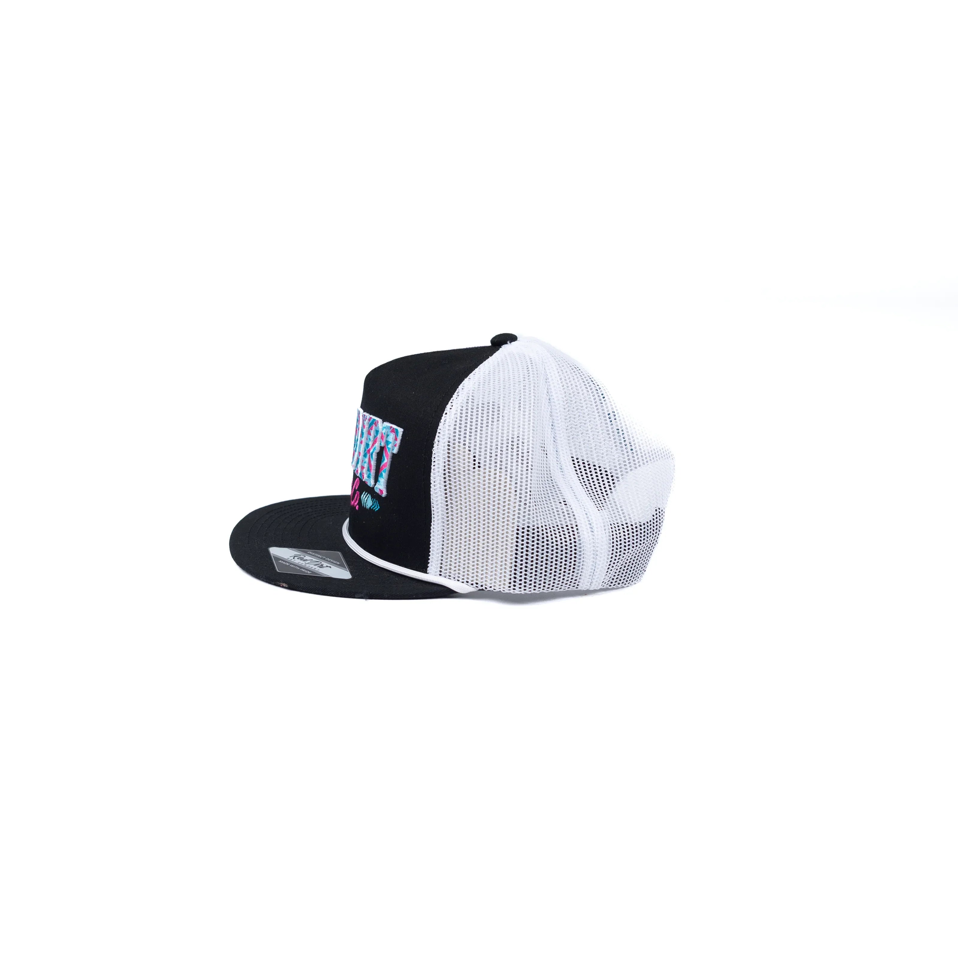 Men's Red Dirt Hat Co Black/White Straight Shooter Cap RDHC-561